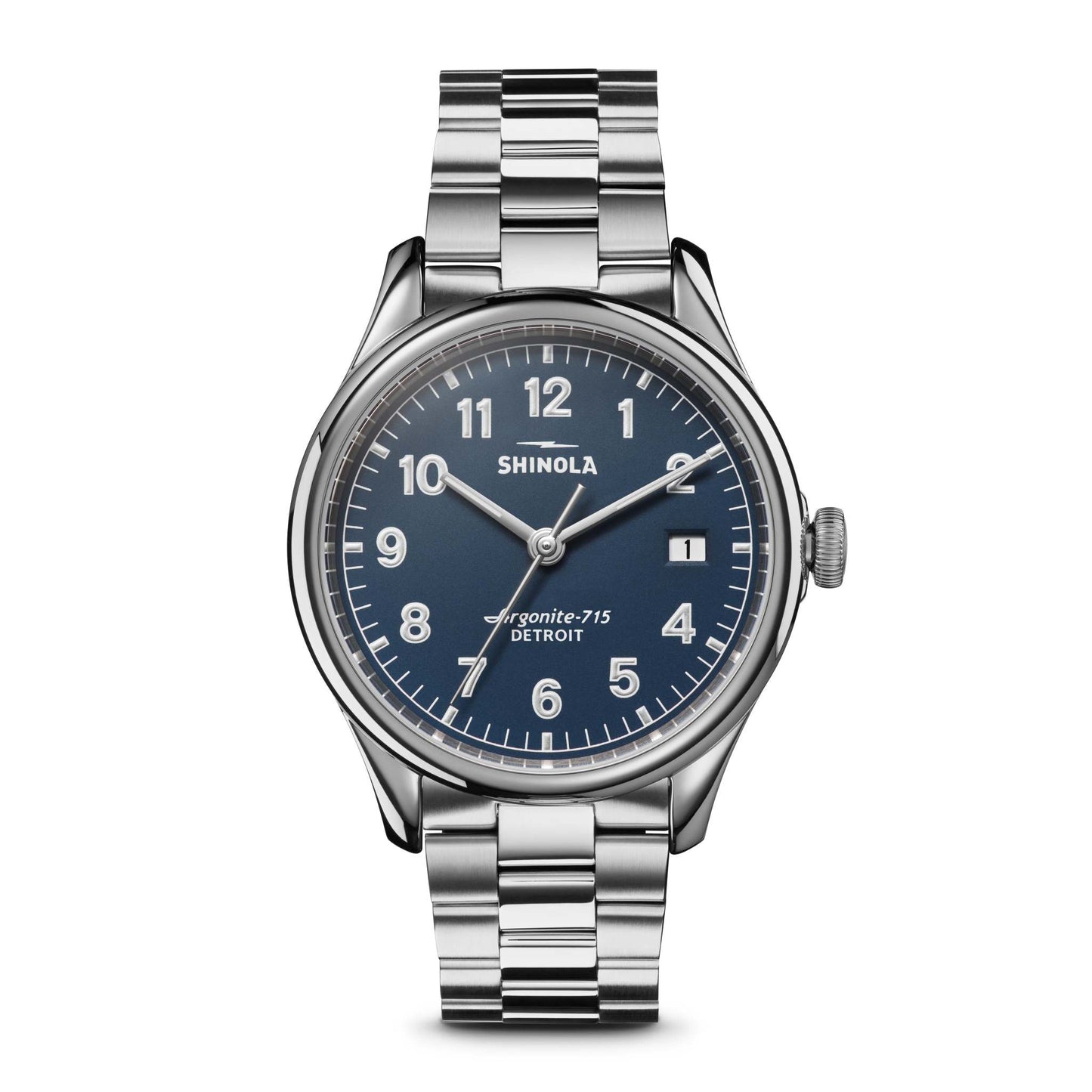 UNISEX VINTON STAINLESS STEEL BRACELET MIDNIGHT