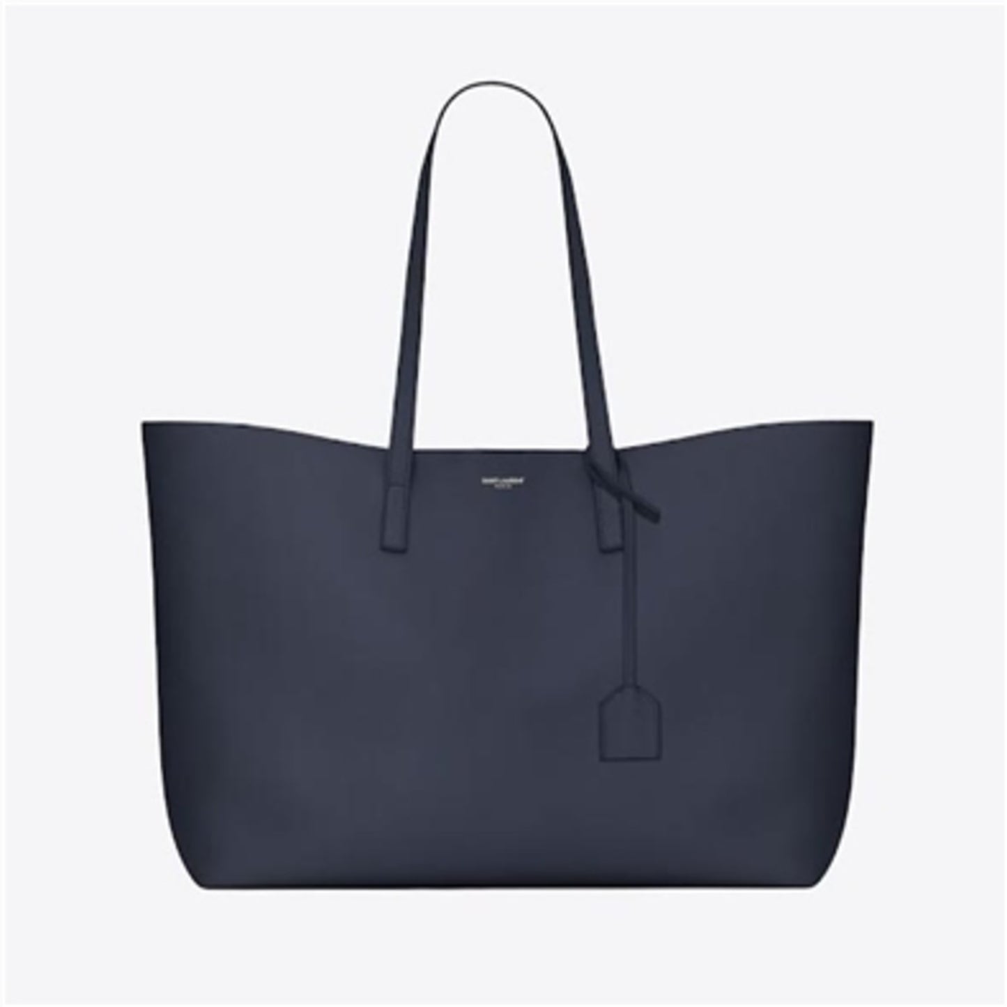 THE SHOPPER IN LEATHER, NAVY, 14.5''X11'