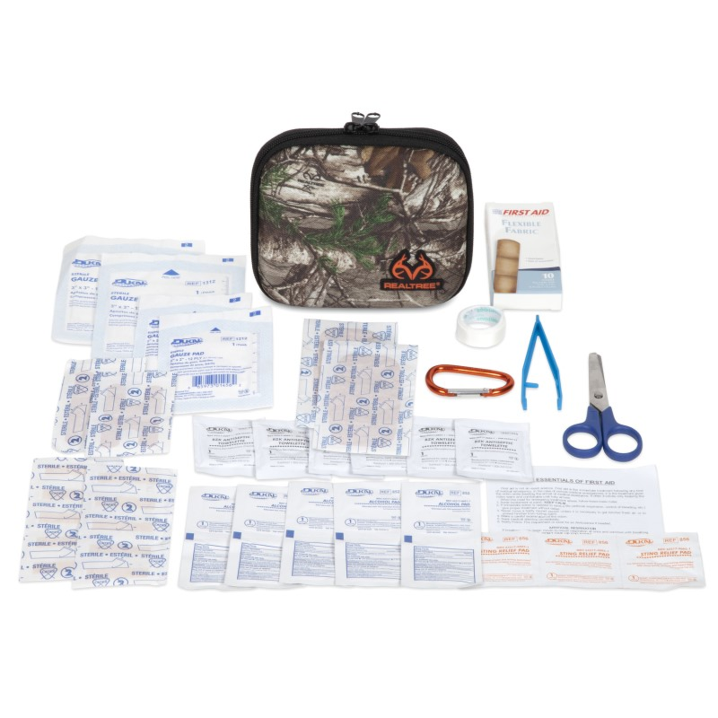 REALTREE HARD SHELL FOAM FIRST AID KIT - (53 PIECE)