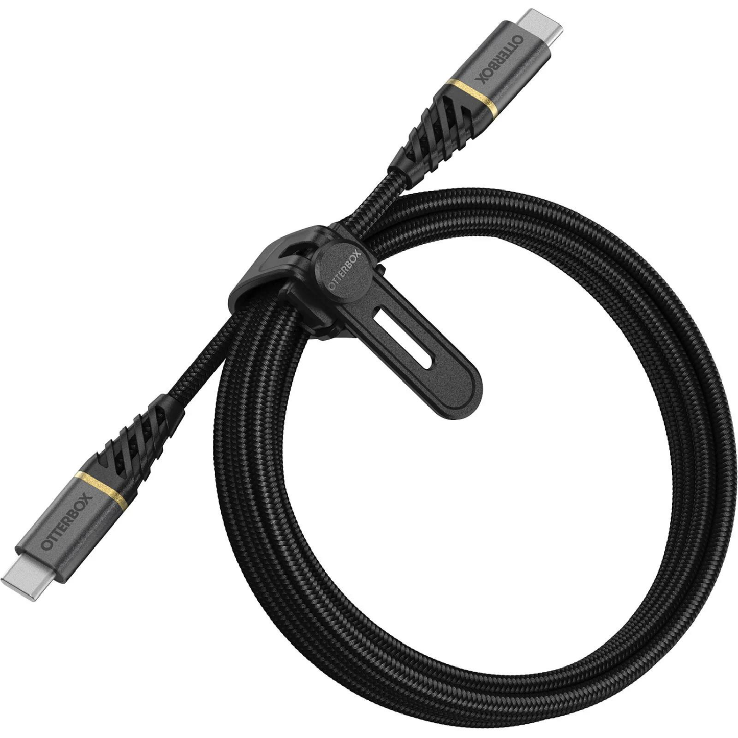 OTTERBOX FAST CHARGE PREMIUM USB-C TO USB-C CABLE - GLAMOUR BLACK