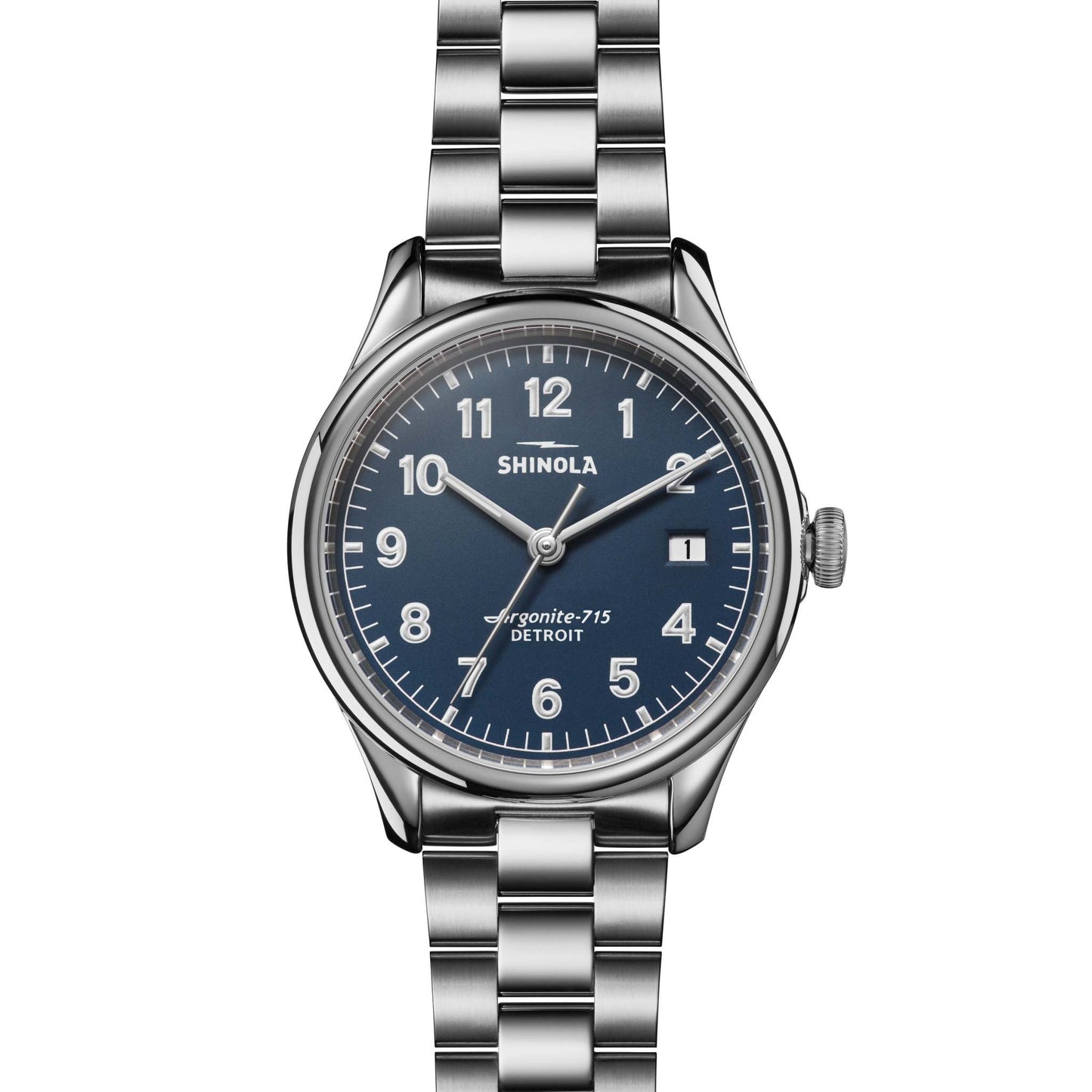 UNISEX VINTON STAINLESS STEEL BRACELET MIDNIGHT