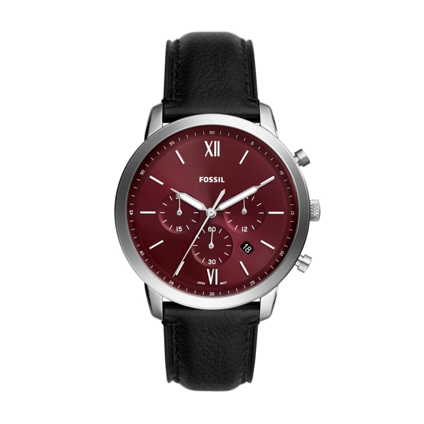 MEN'S NEUTRA CHRONOGRAPH LEATHER STRAP WATCH