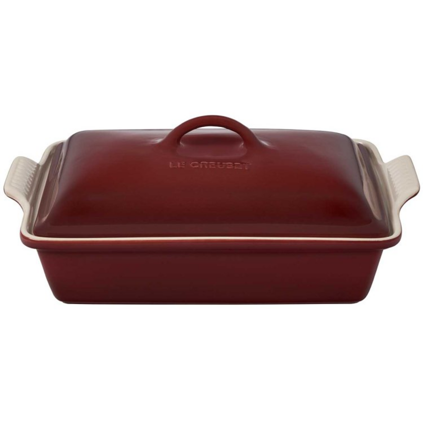LE CREUSET HERITAGE COVERED 4.0QT RECTANGULAR CASSEROLE - RHONE