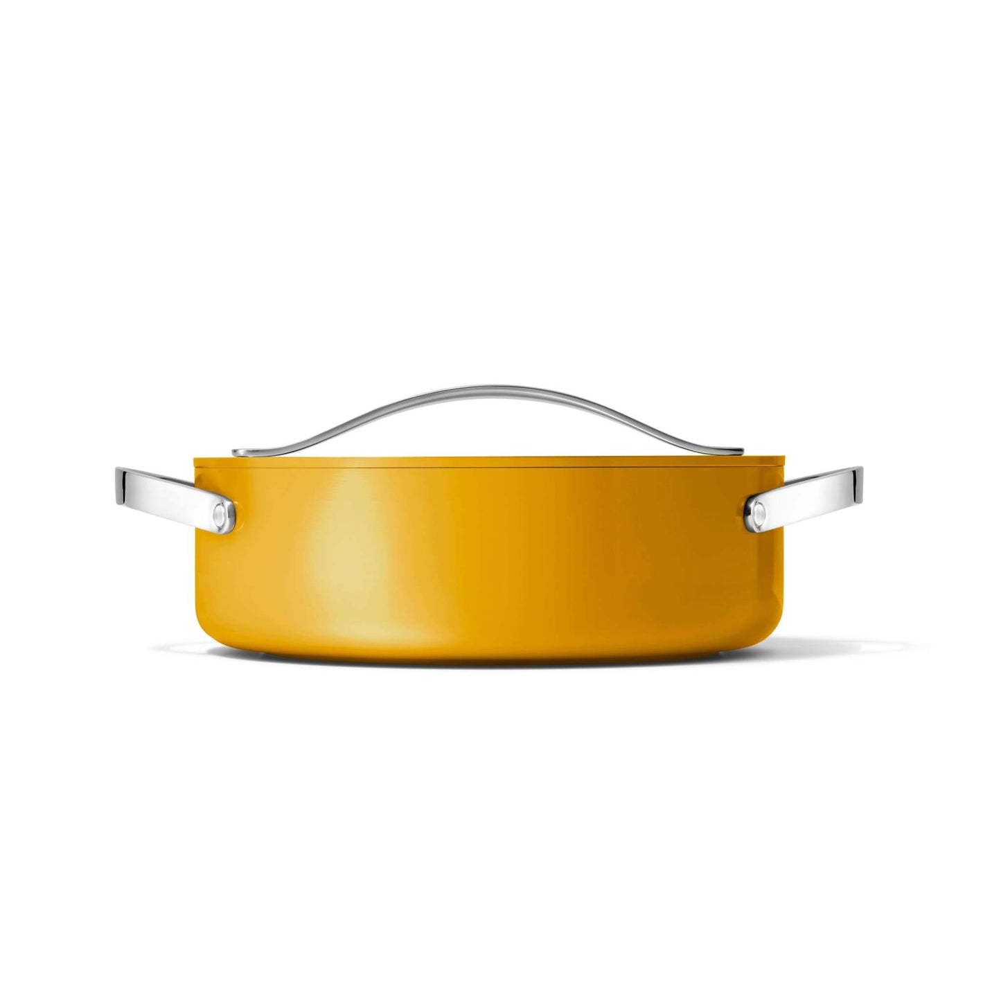 6qt Nonstick Ceramic Rondeau Pan w/ Lid Marigold
