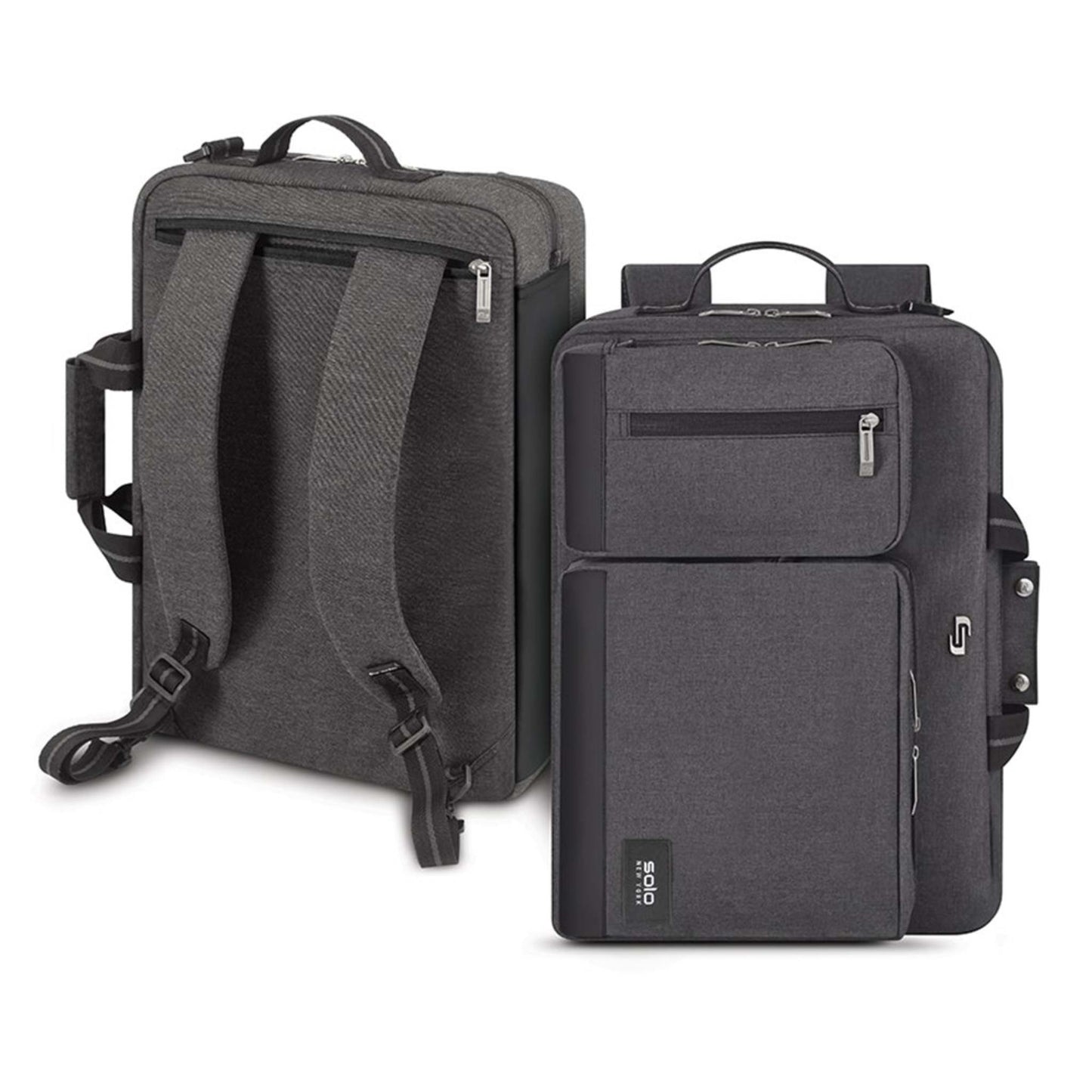 Duane Hybrid Briefcase/Backpack Black