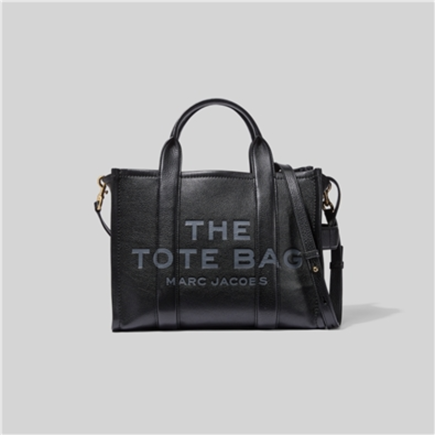 THE MEDIUM TOTE, BLACK, 7.48"X2"
