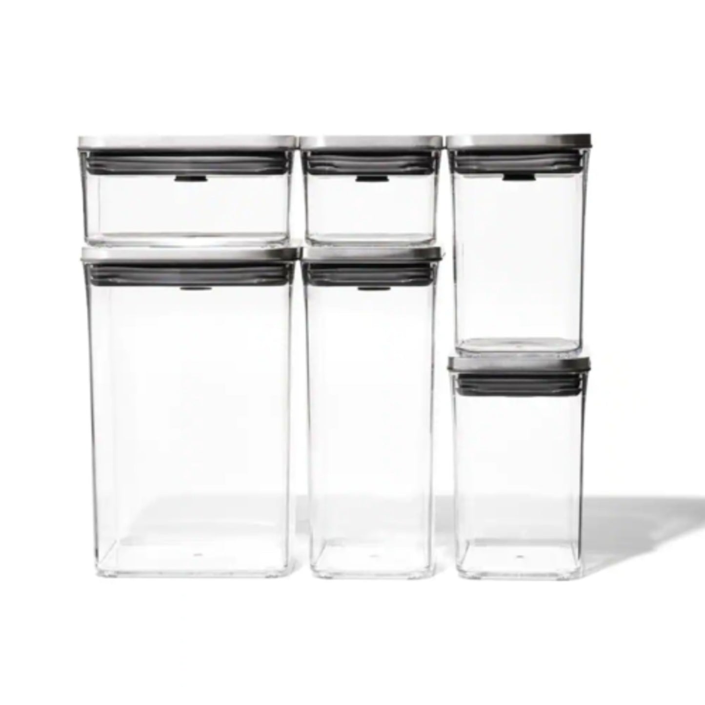 OXO Steel 6-Piece POP Container Set