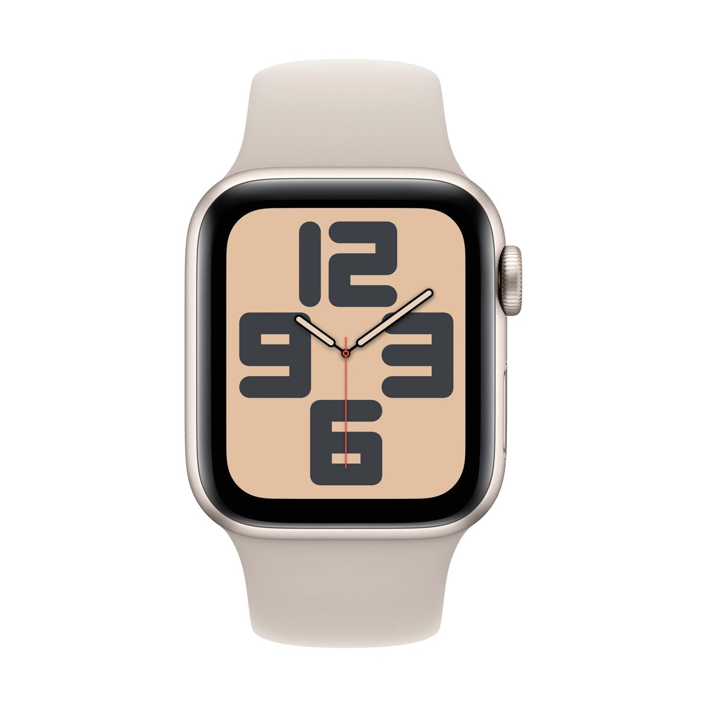 WATCH SE GPS 40MM STARLIGHT ALUMINUM CASE W/ STARLIGHT S/M SPORT BAND