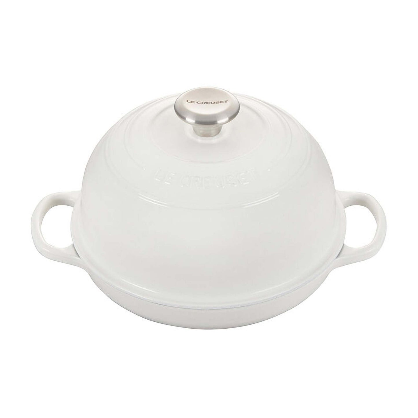 1.75qt Signature Cast Iron Bread Oven White