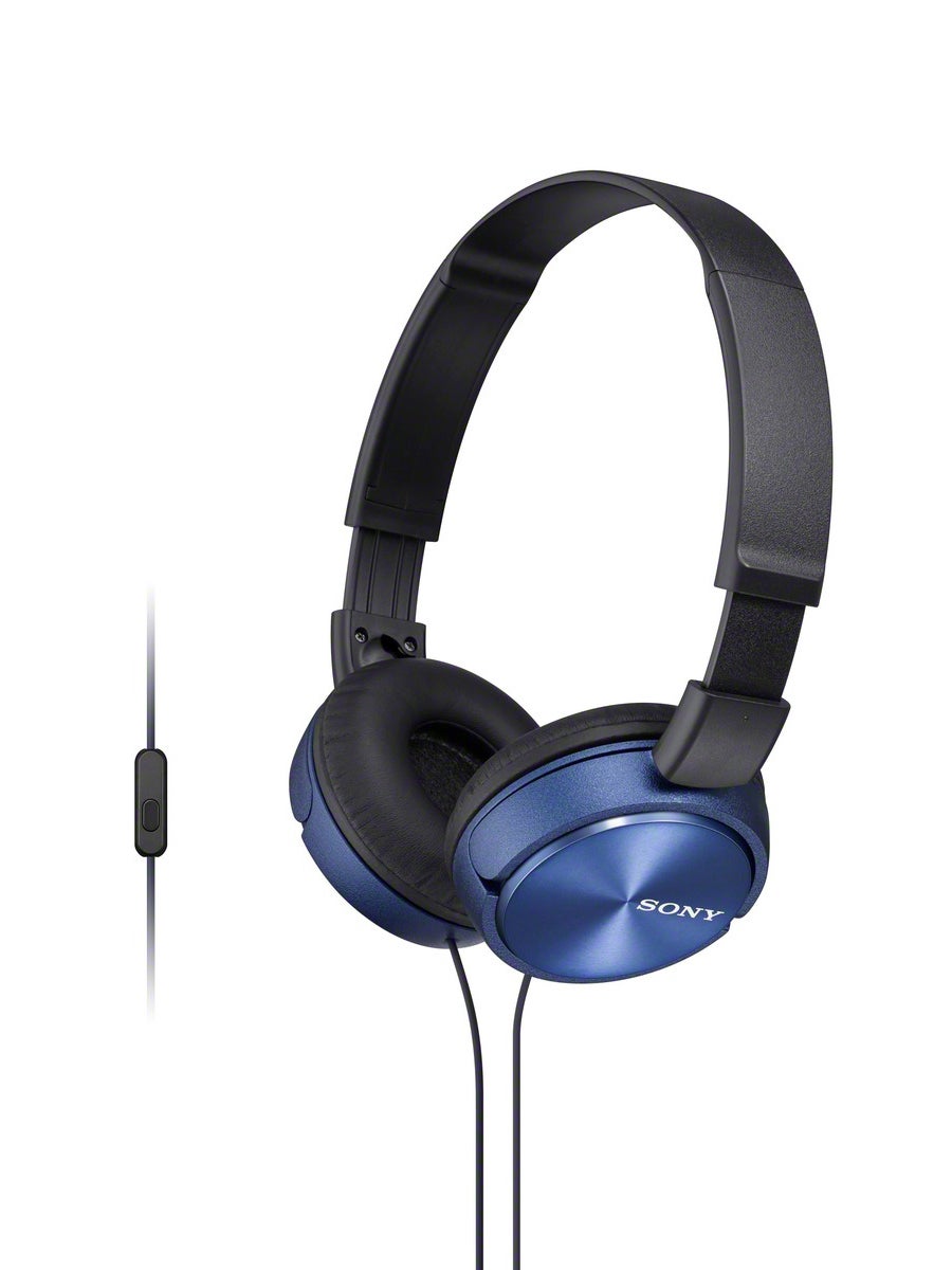FULL SIZE STEREO HEADPHONES W/ IN-LINE MIC