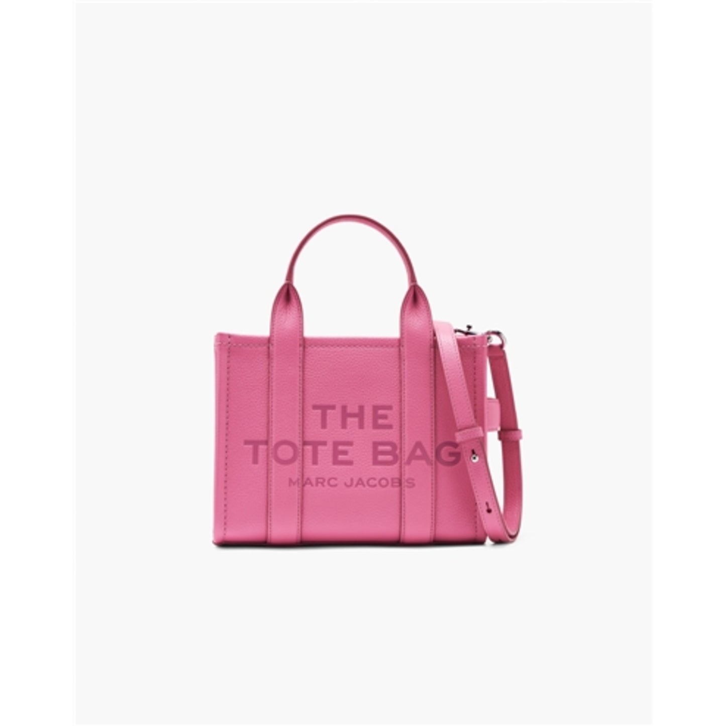 THE LEATHER SMALL TOTE BAG, BOW PINK