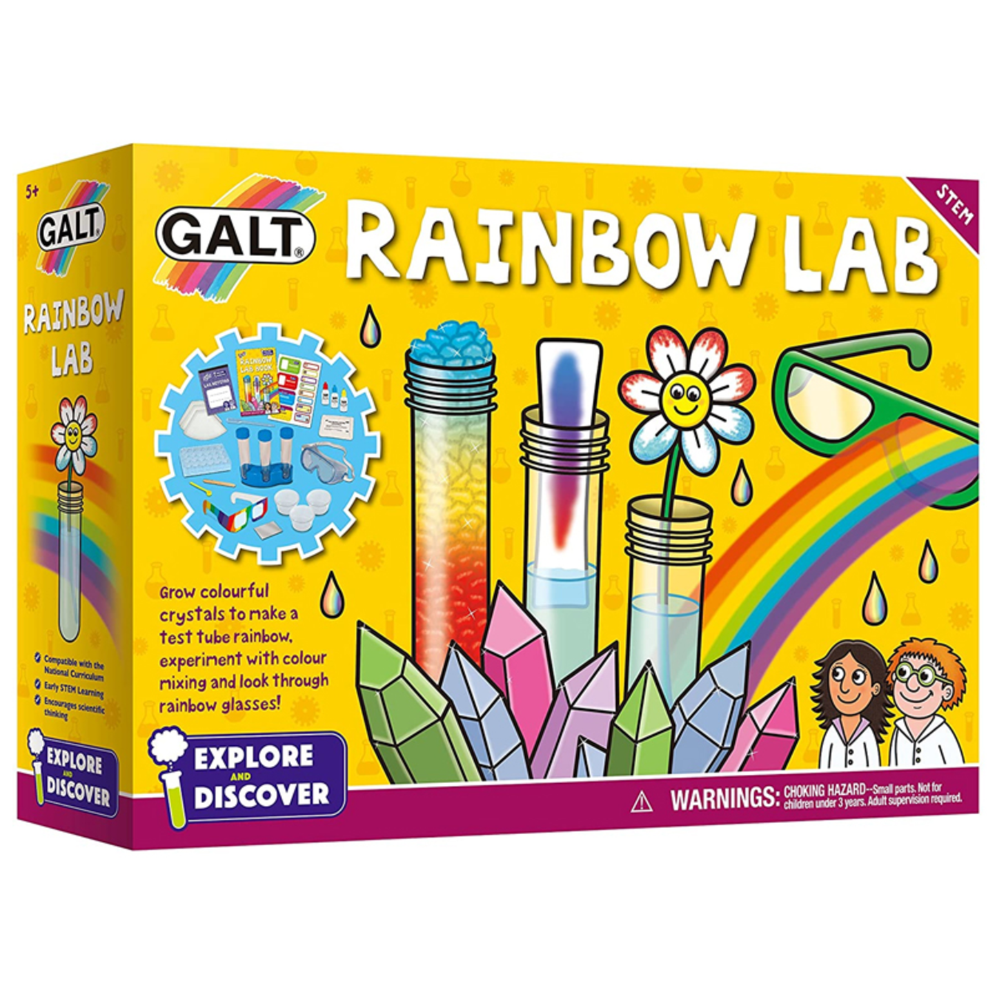 RAINBOW LAB SCIENCE KITS FOR KIDS - (MULTICOLOR) - (AGES 5 PLUS)
