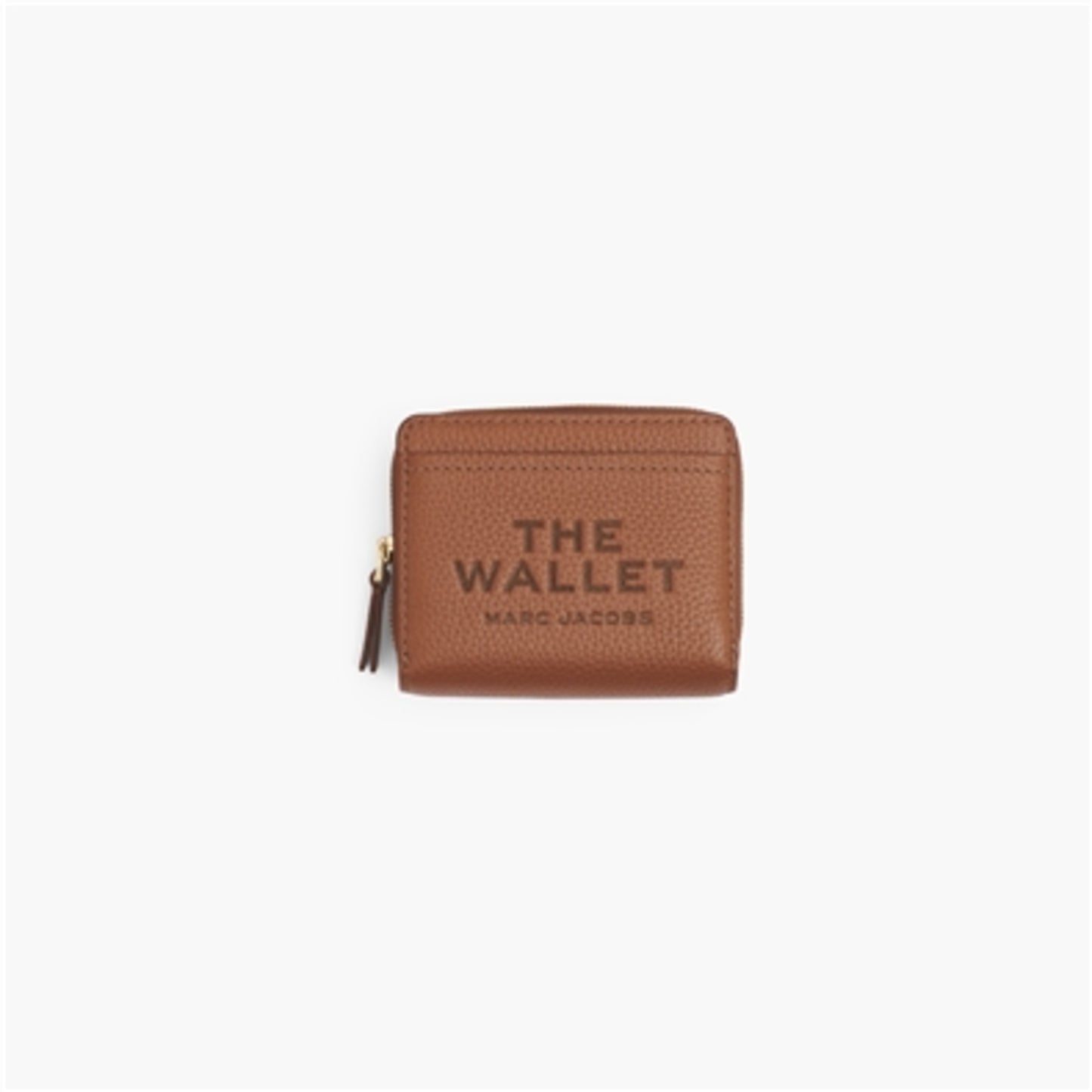 The Leather Mini Compact Wallet, Argan Oil