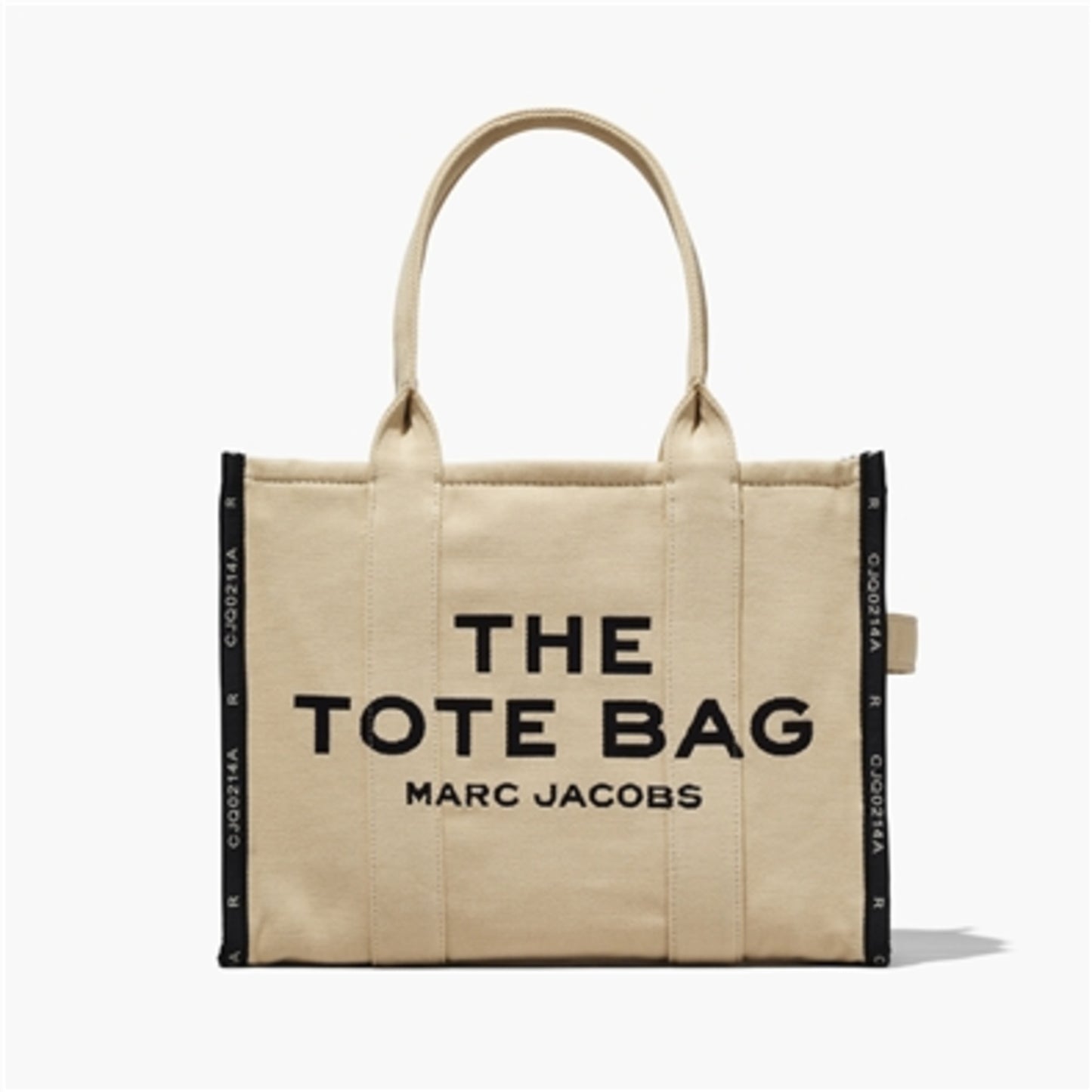 THE JACQUARD LARGE TOTE, WARM SAND