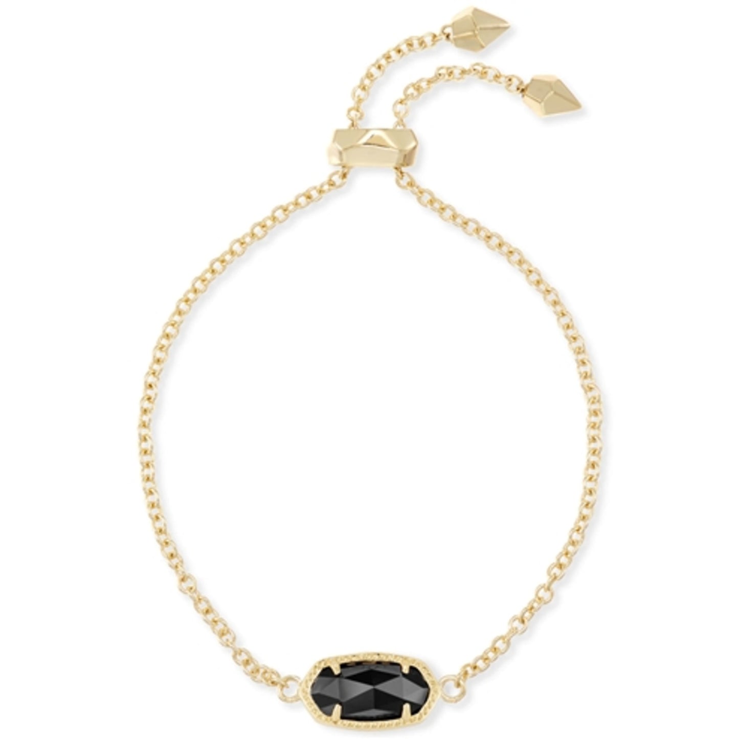 ELAINA BRACELET, GOLD/BLACK