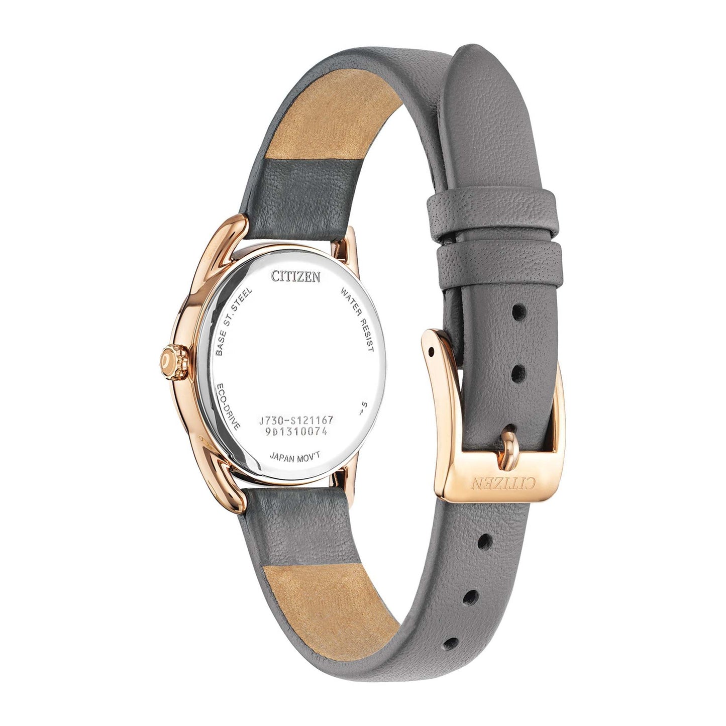 LADIES' DRIVE ECO-DRIVE & LEATHER STRAP