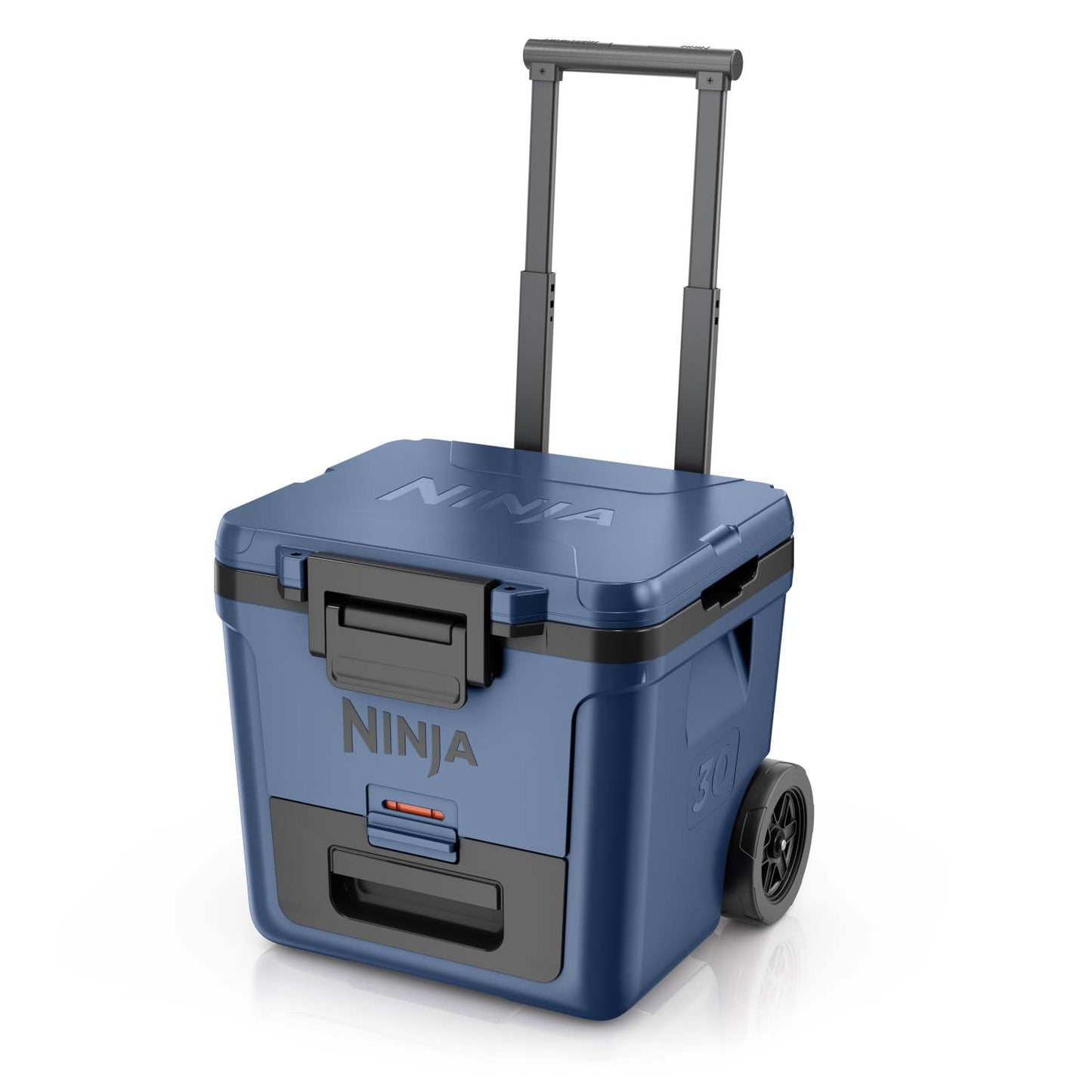 FROSTVAULT 30QT WHEELED COOLER W/ COLD DRY ZONE LAKESHORE BLUE