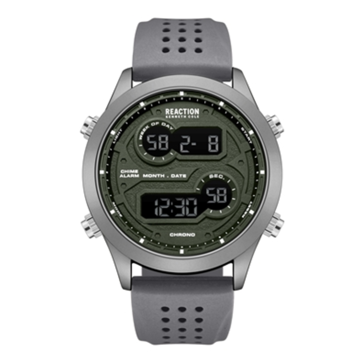MEN'S DIGITAL WATCH, GREY, STANDARD