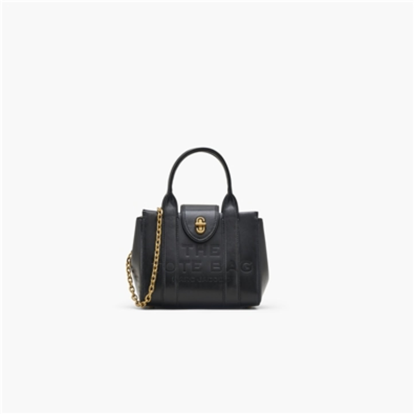 THE TURNLOCK CROSSBODY TOTE BAG, BLACK