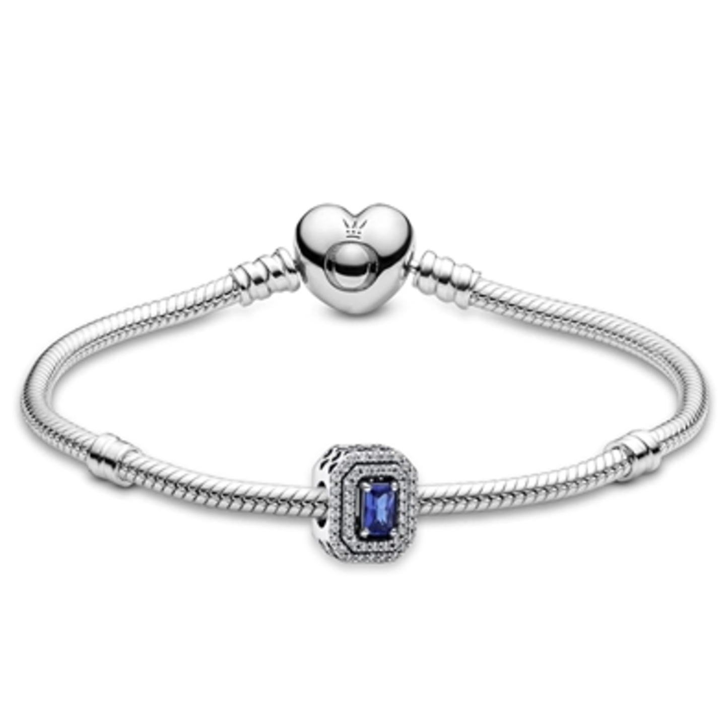 BLUE SPARKLING BRACELET, 8.3"
