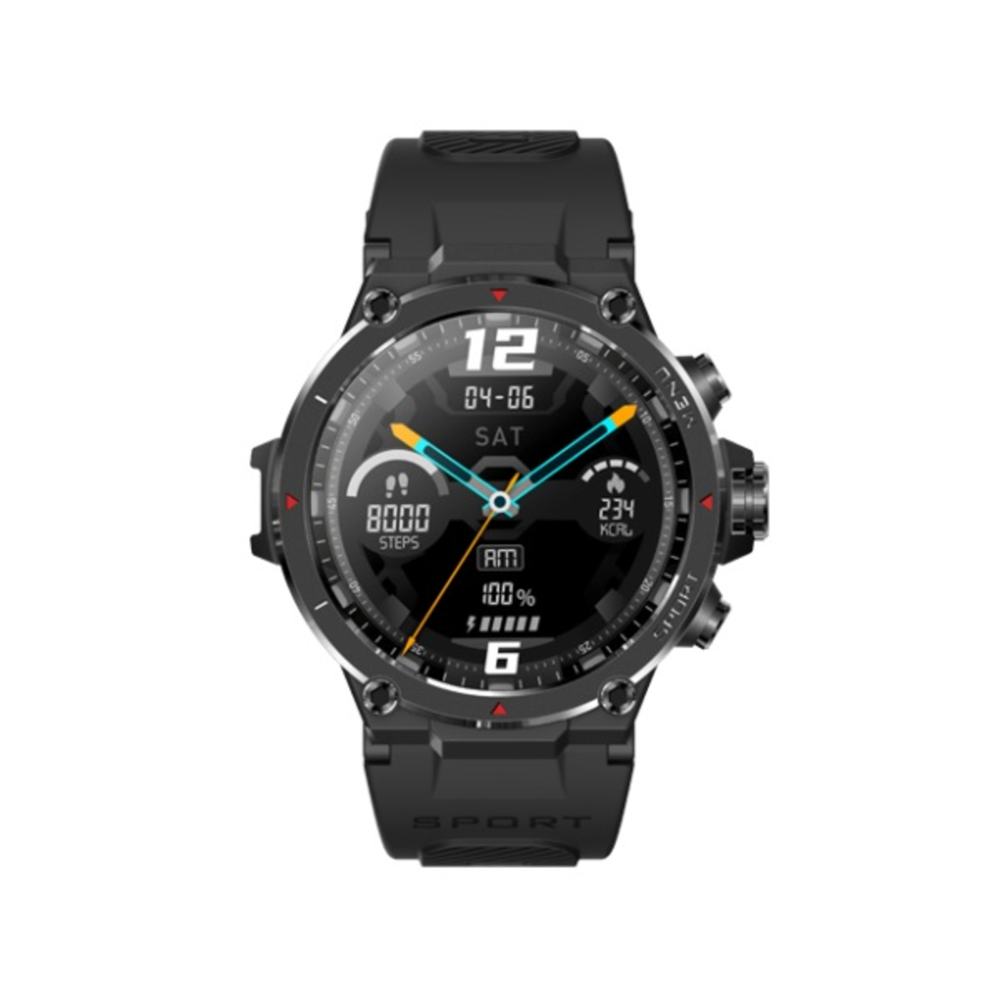 VEHO KUZO SPORTS SMART WATCH - F1S BLACK