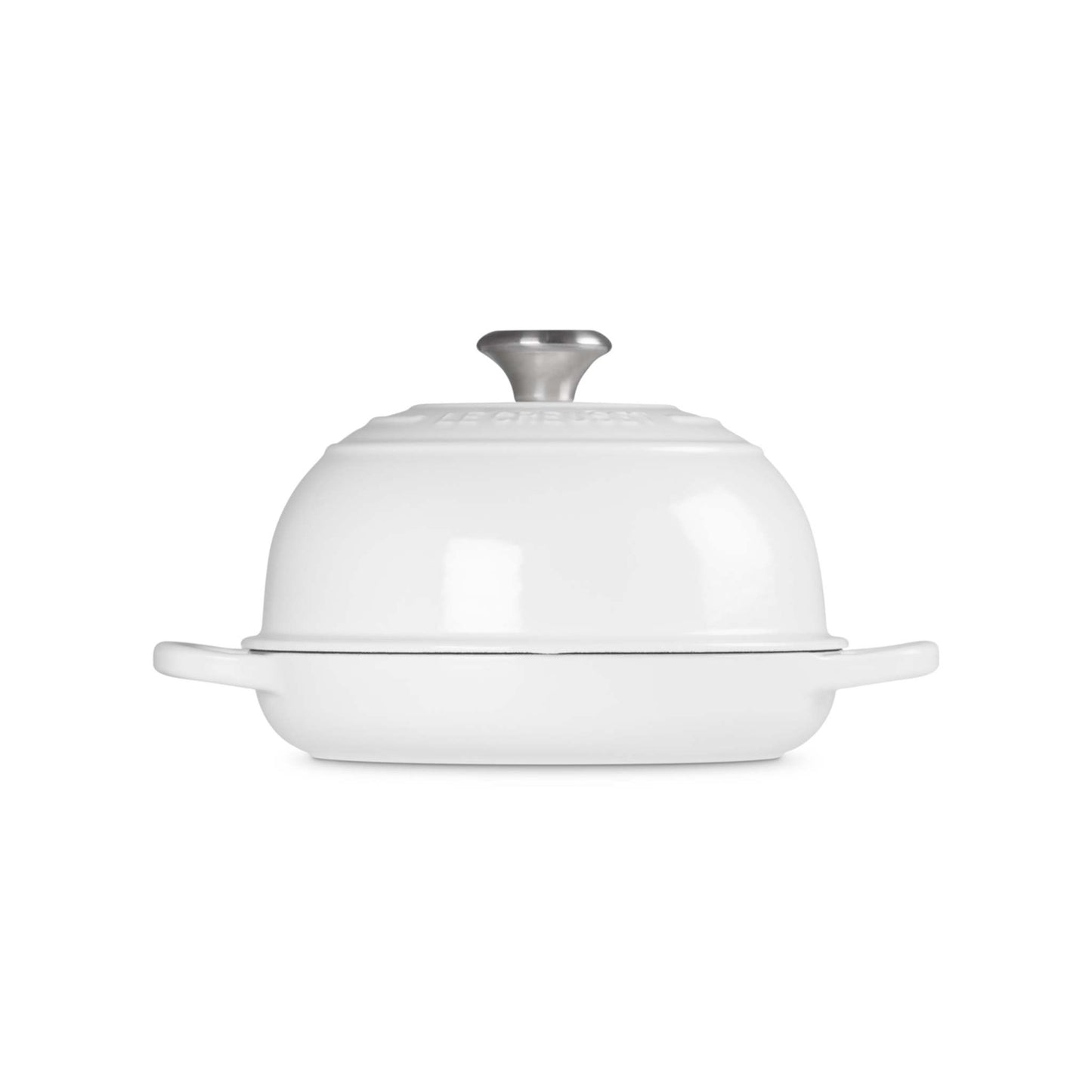 1.75qt Signature Cast Iron Bread Oven White