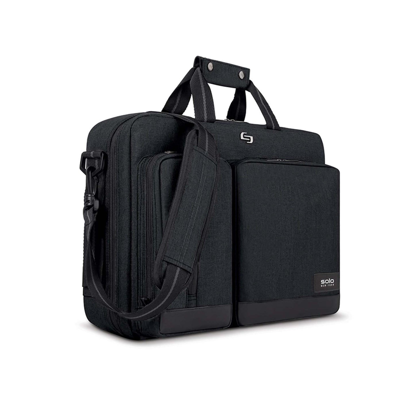 Duane Hybrid Briefcase/Backpack Black