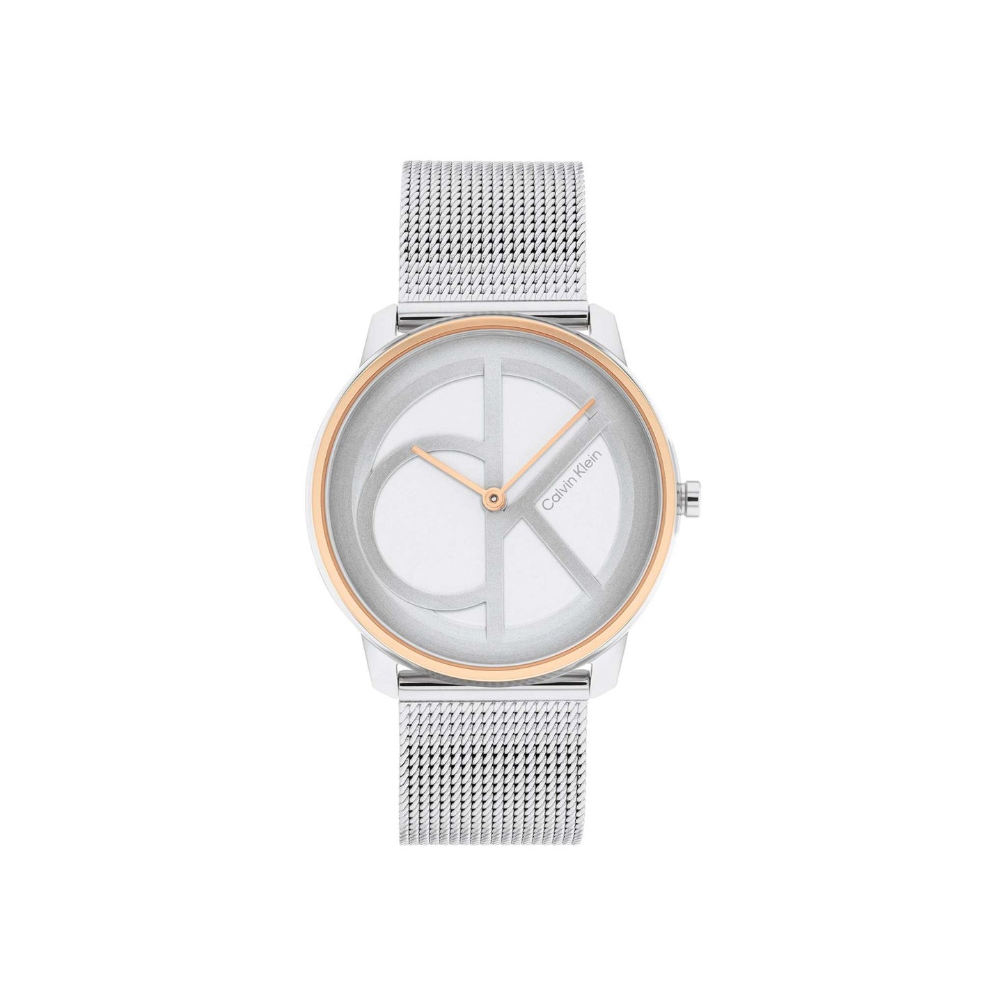 UNISEX CK STAINLESS STEEL LOGO MESH WATCH