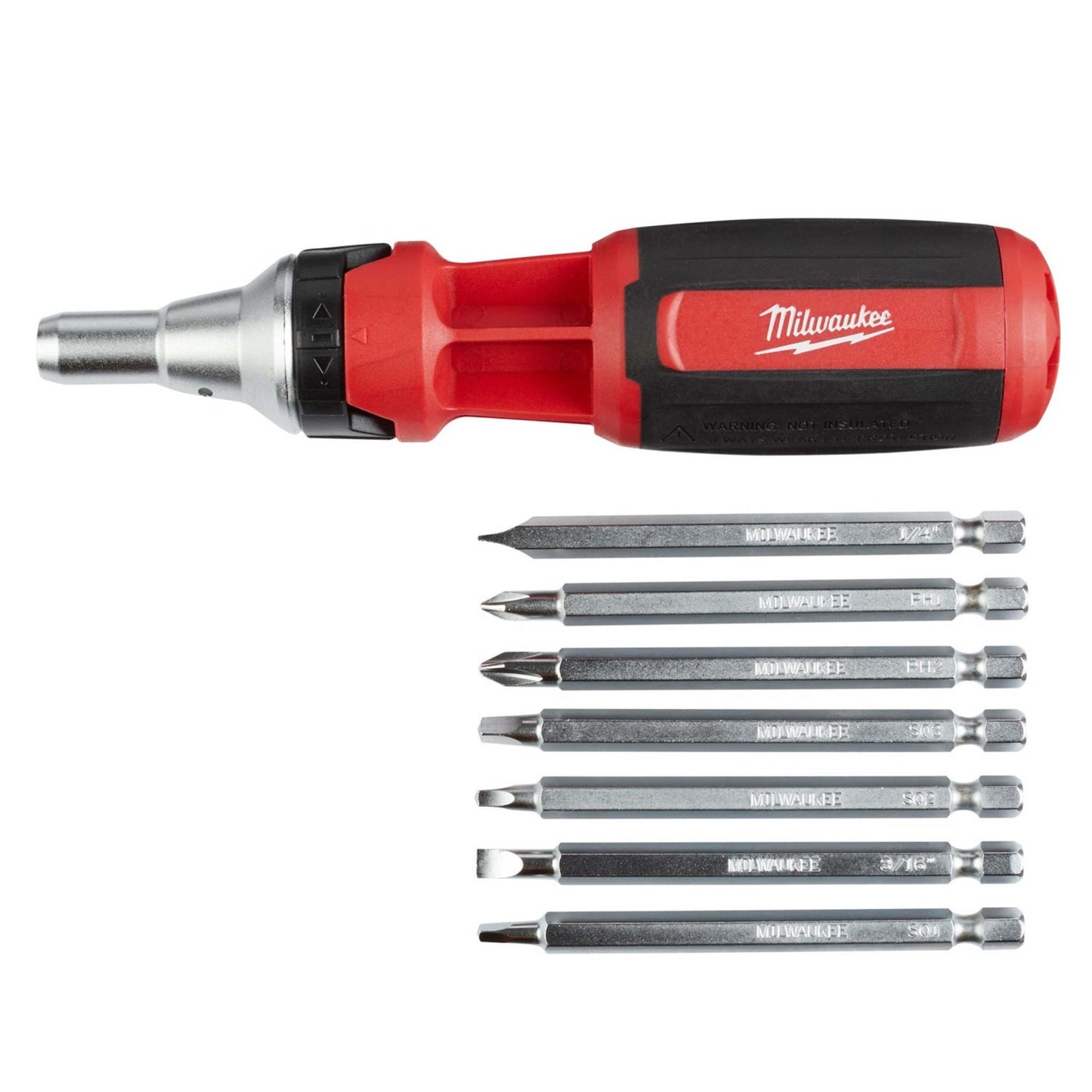 9-in-1 Square Driver Ratcheting Multi-bit Driver