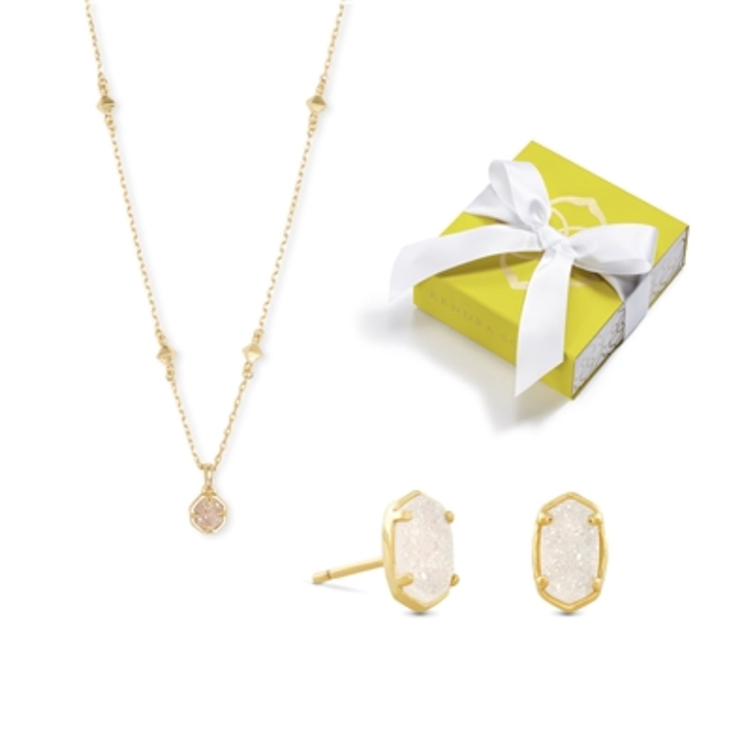 NOLA GOLD IRIDESCENT 2 PC GIFT BOX SET, GOLD