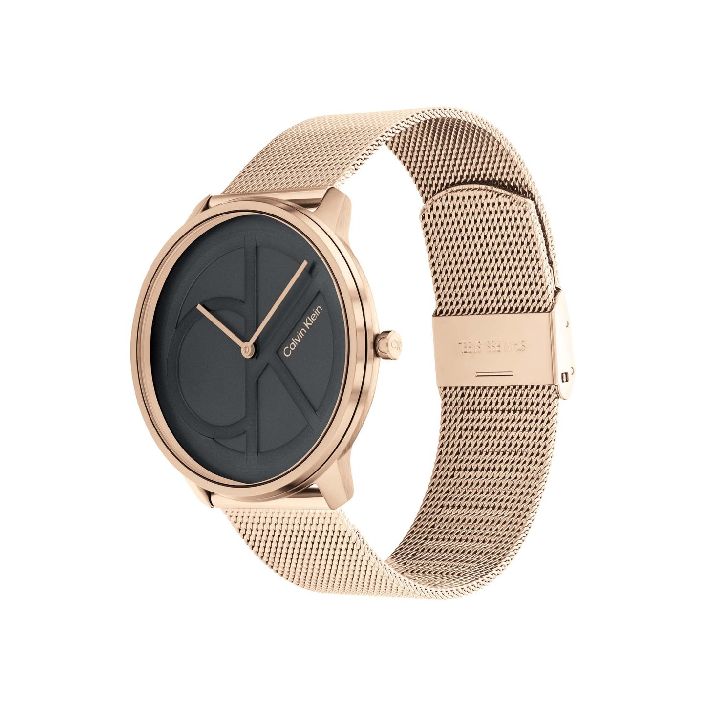 UNISEX CK CARNATION STAINLESS STEEL MESH WATCH