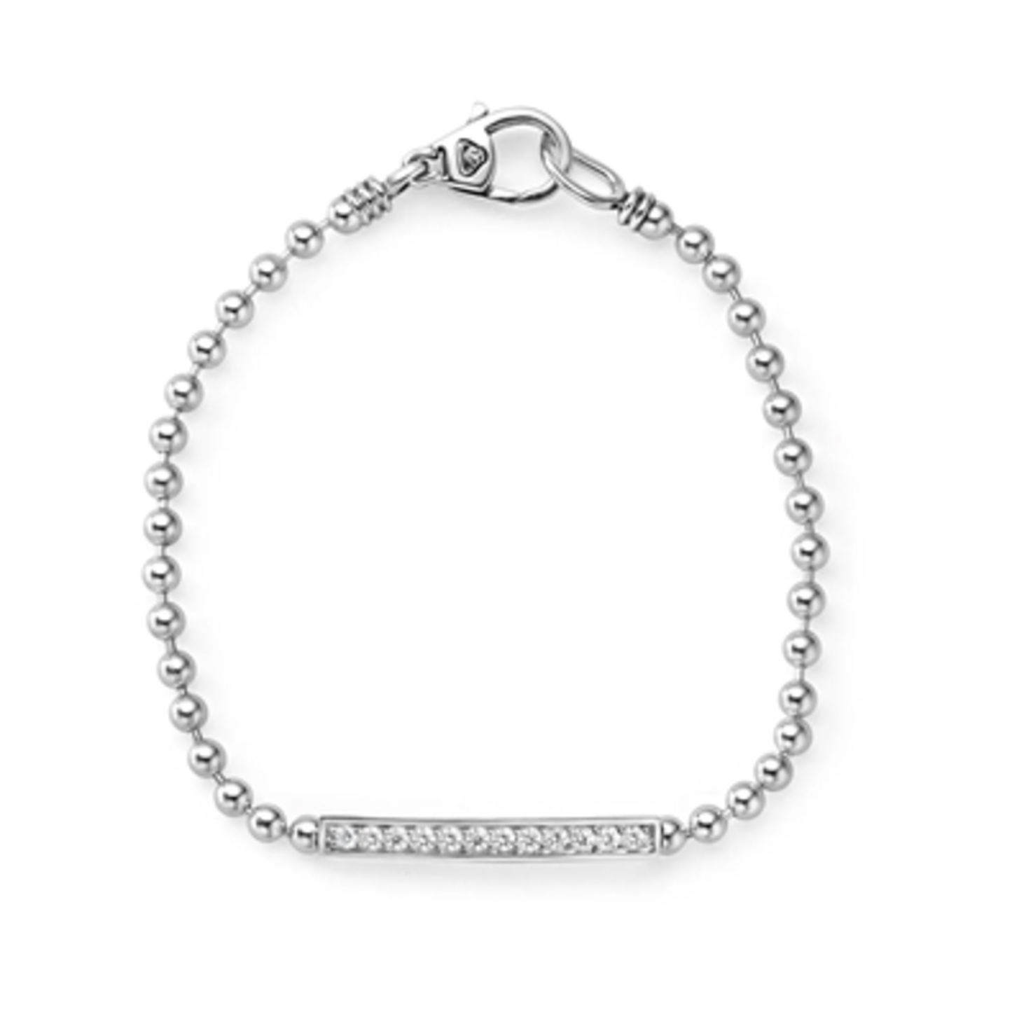 DIAMOND BEADED BRACELET, 7"