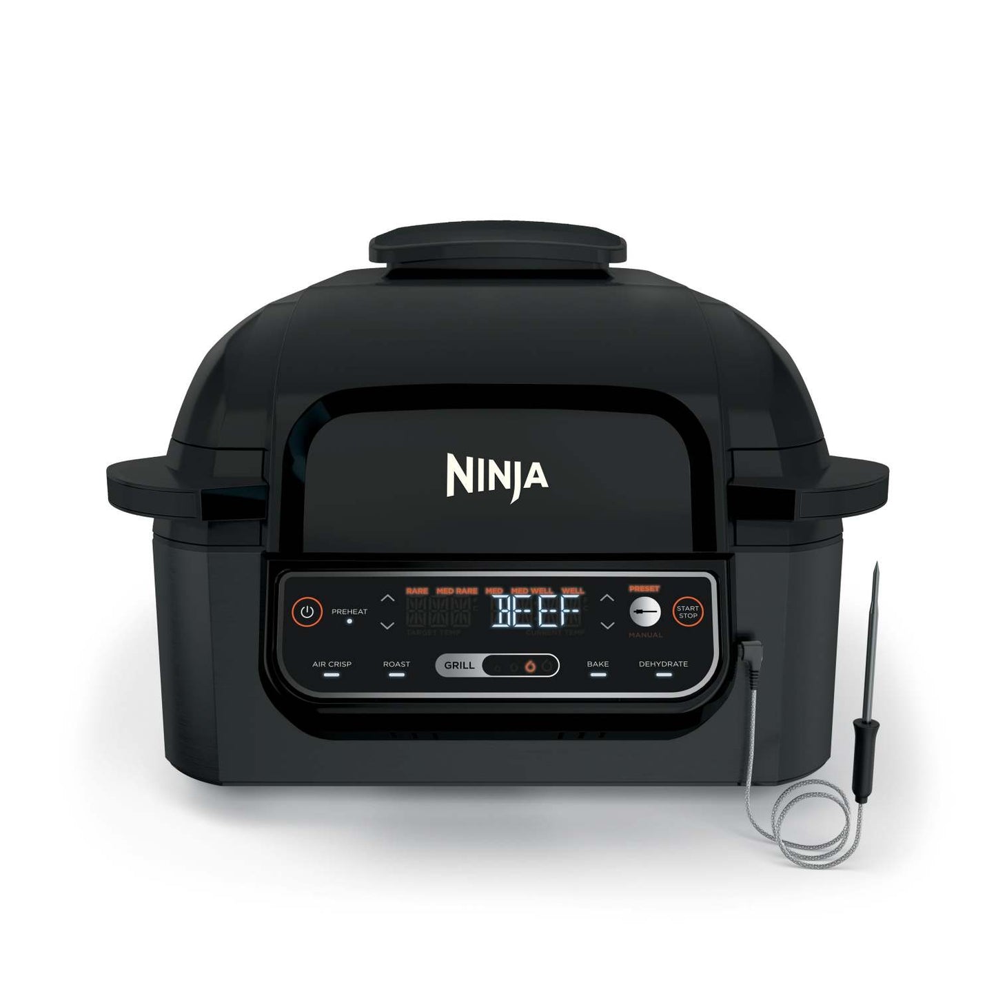 FOODI SMART 5-IN-1 INDOOR GRILL W/ 4QT AIR FRYER