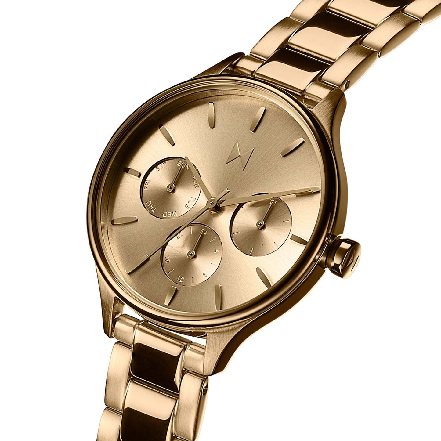 LADIES REINA MULTI EYE CASCADE STAINLESS STEEL WATCH