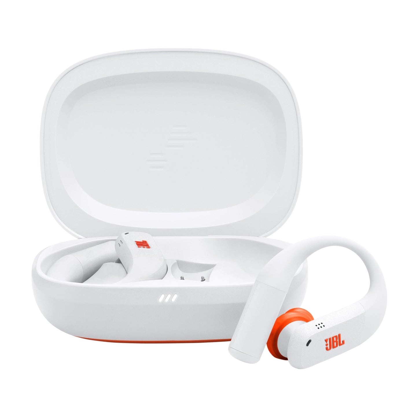 ENDURANCE PEAK 4 TWS NOISE CANCELLING SPORT EARBUDS WHITE & ORANGE