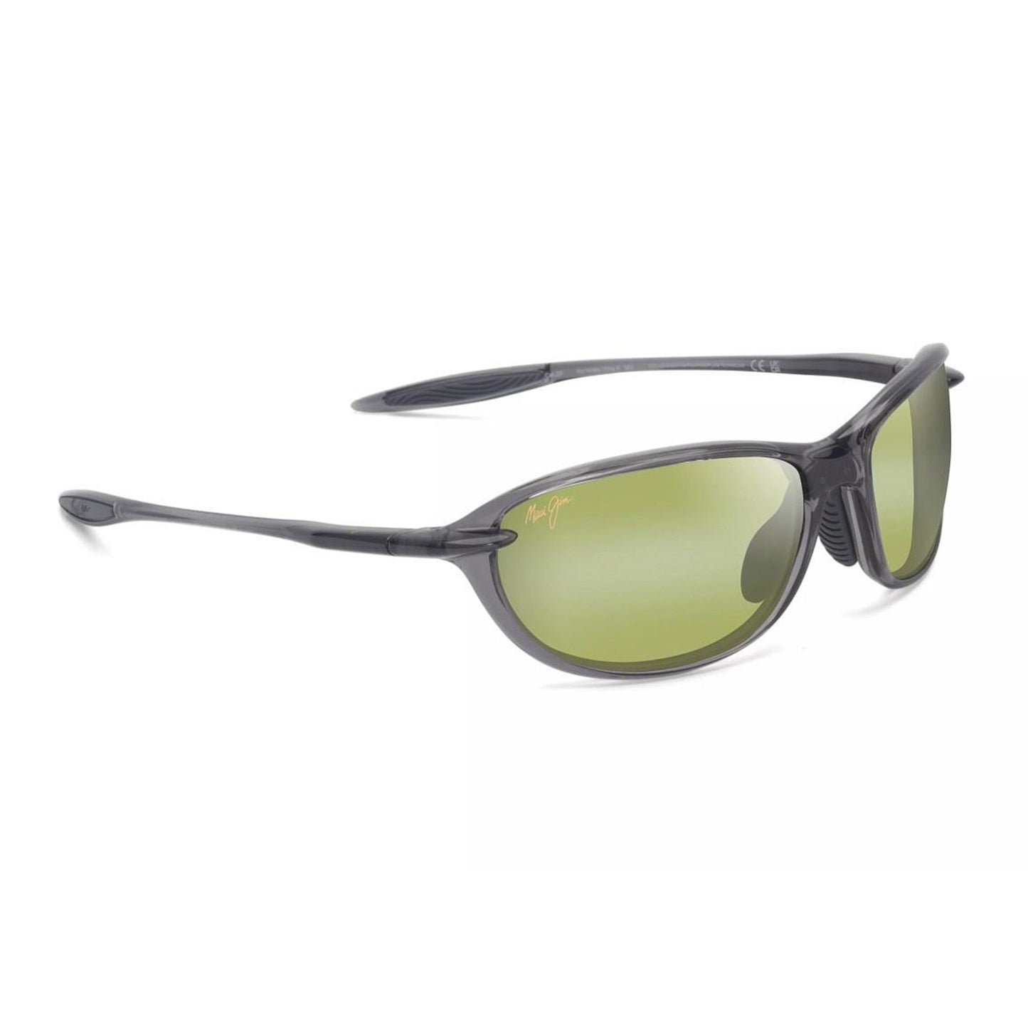 HO'OKPIA ULTRA R POLARIZED SUNGLASSES, SHINY DARK GRAY FRAME, MAUI HT LENS