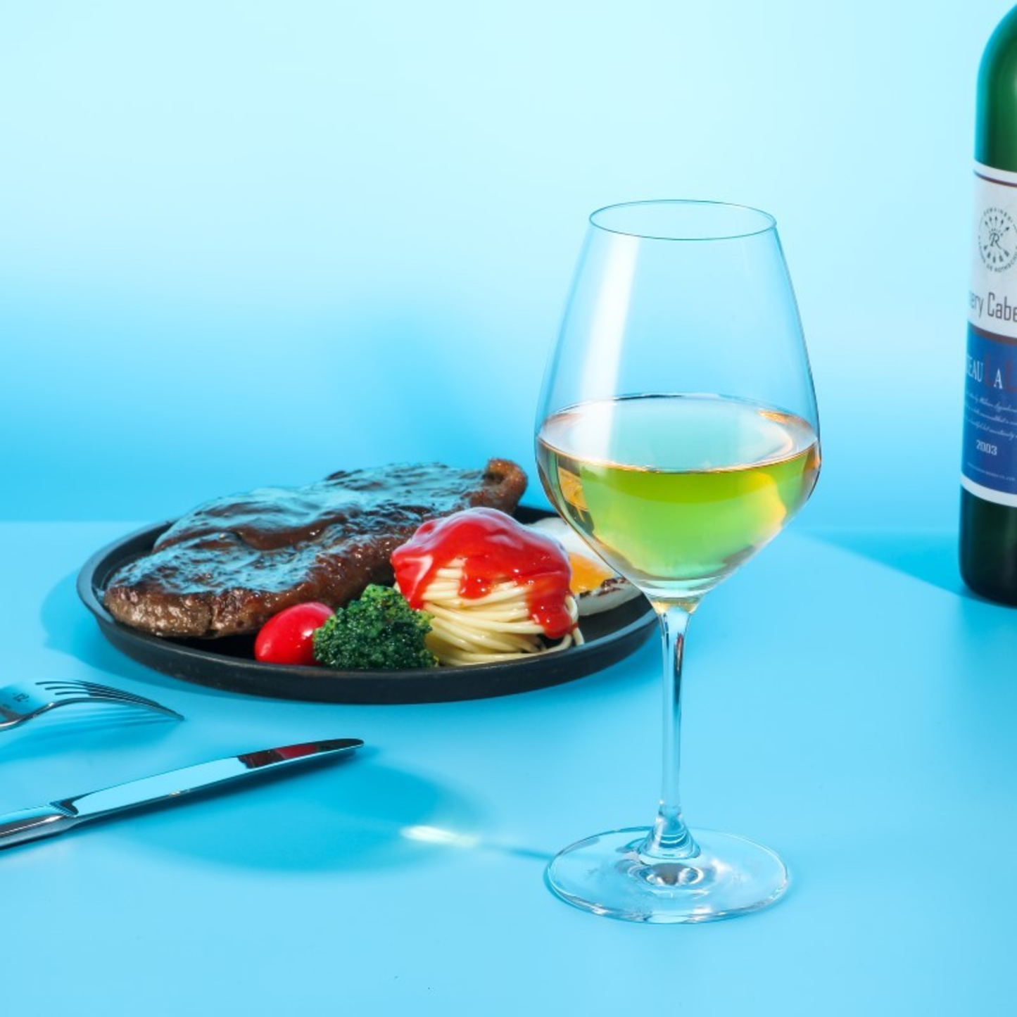 6 PIECES WHITE WINE SET