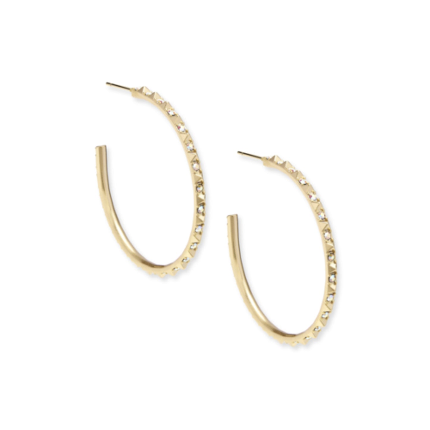 VERONICA HOOP EARRINGS, GOLD