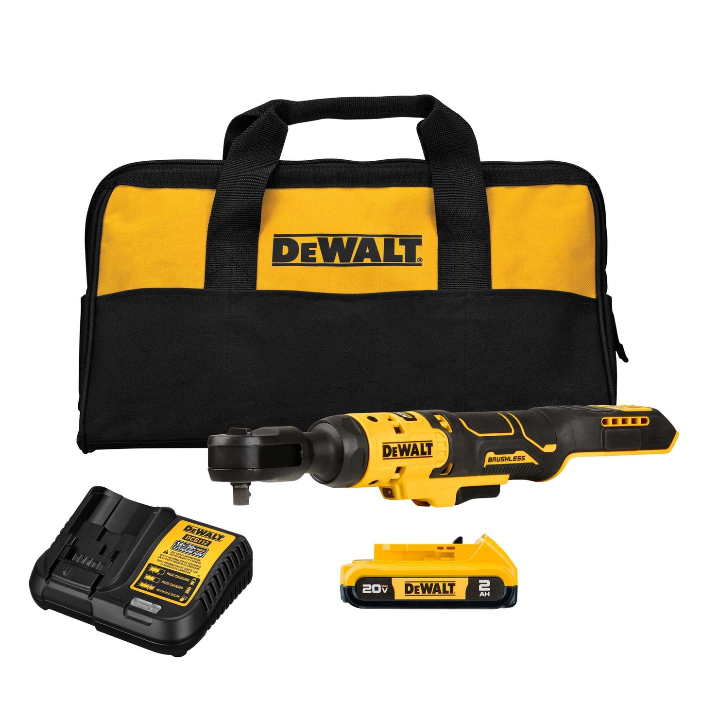 ATOMIC 20V MAX BRUSHLESS 3/8" RATCHET KIT