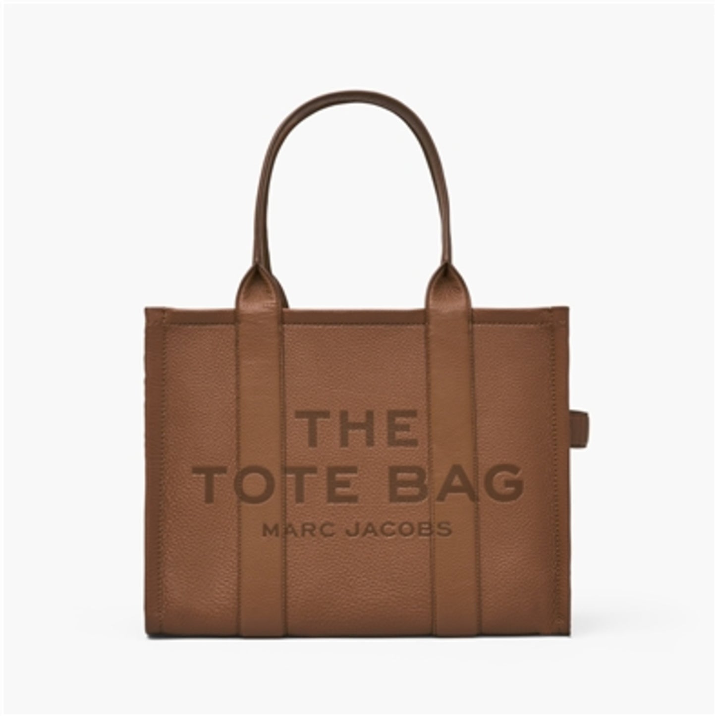 THE LEATHER LARGE TOTE BAG, ARGAN OIL