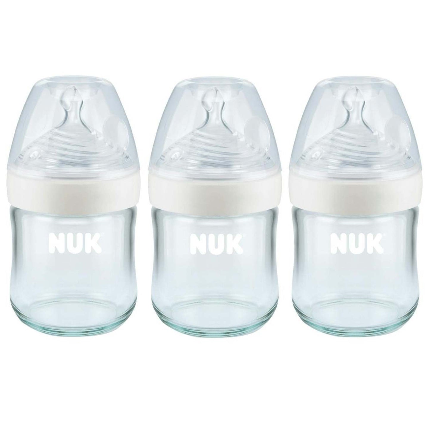 SIMPLY NATURAL GLASS 4OZ GLASS BOTTLE - 3-PACK