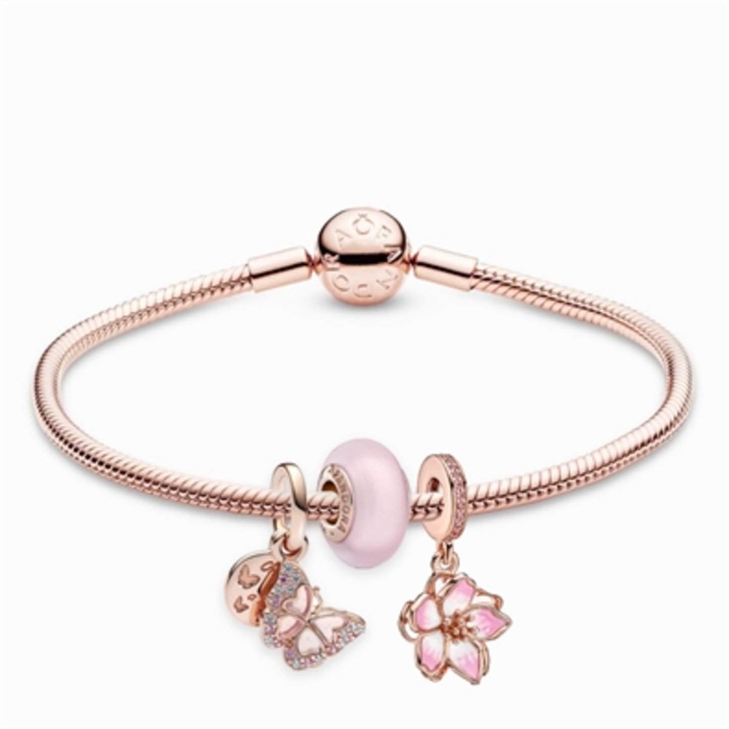 CHERRY BLOSSOM GARDEN BRACELET, 7.5"