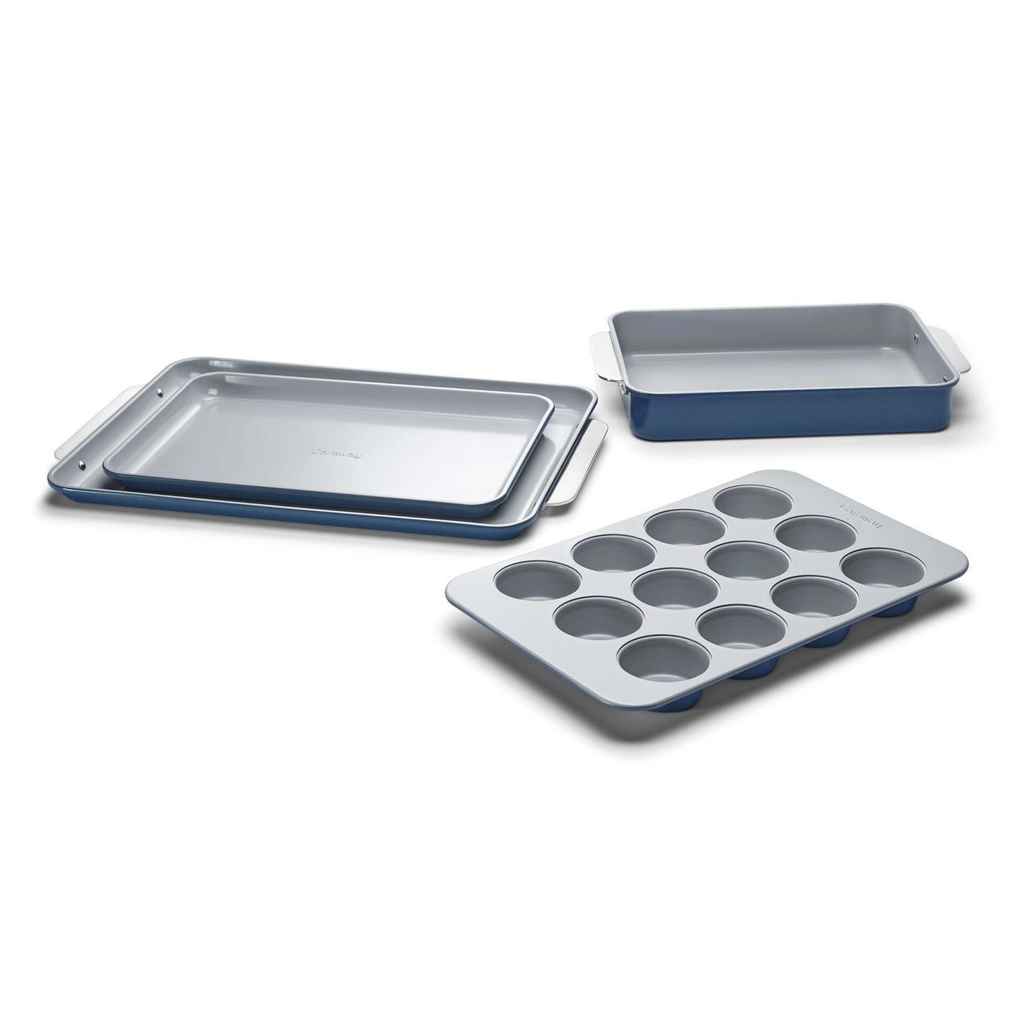 5PC NON-TOXIC NONSTICK CERAMIC BAKEWARE SET