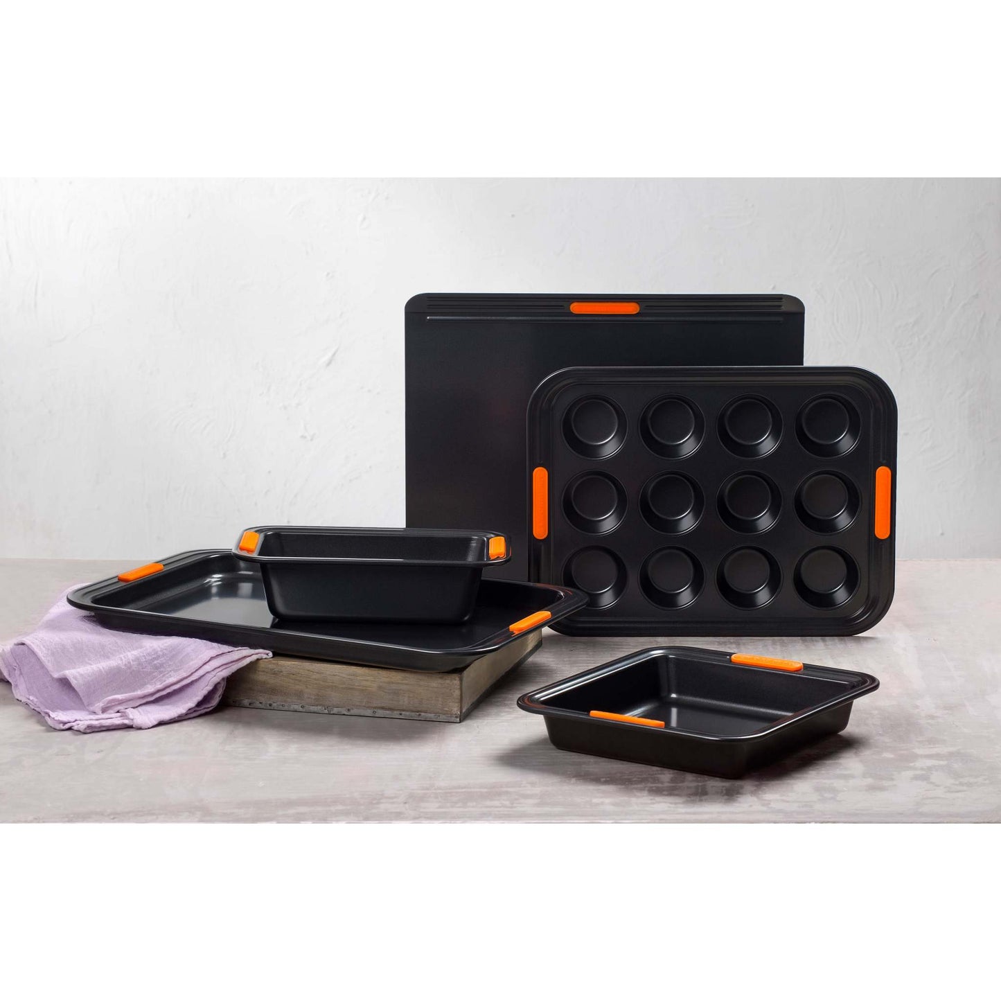 5PC NONSTICK METAL BAKEWARE SET