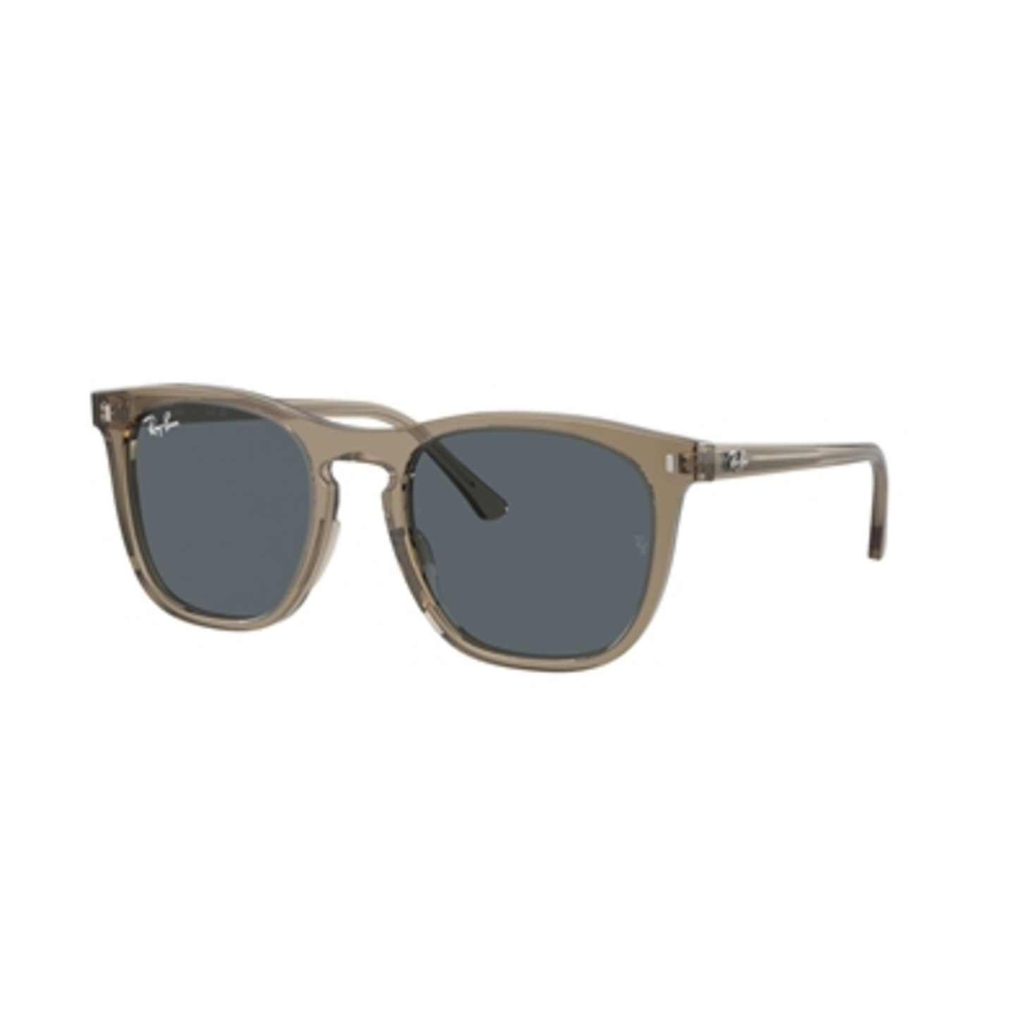 UNISEX SQUARE NON-POLAR SUNGLASSES, BROWN/BLUE, 53