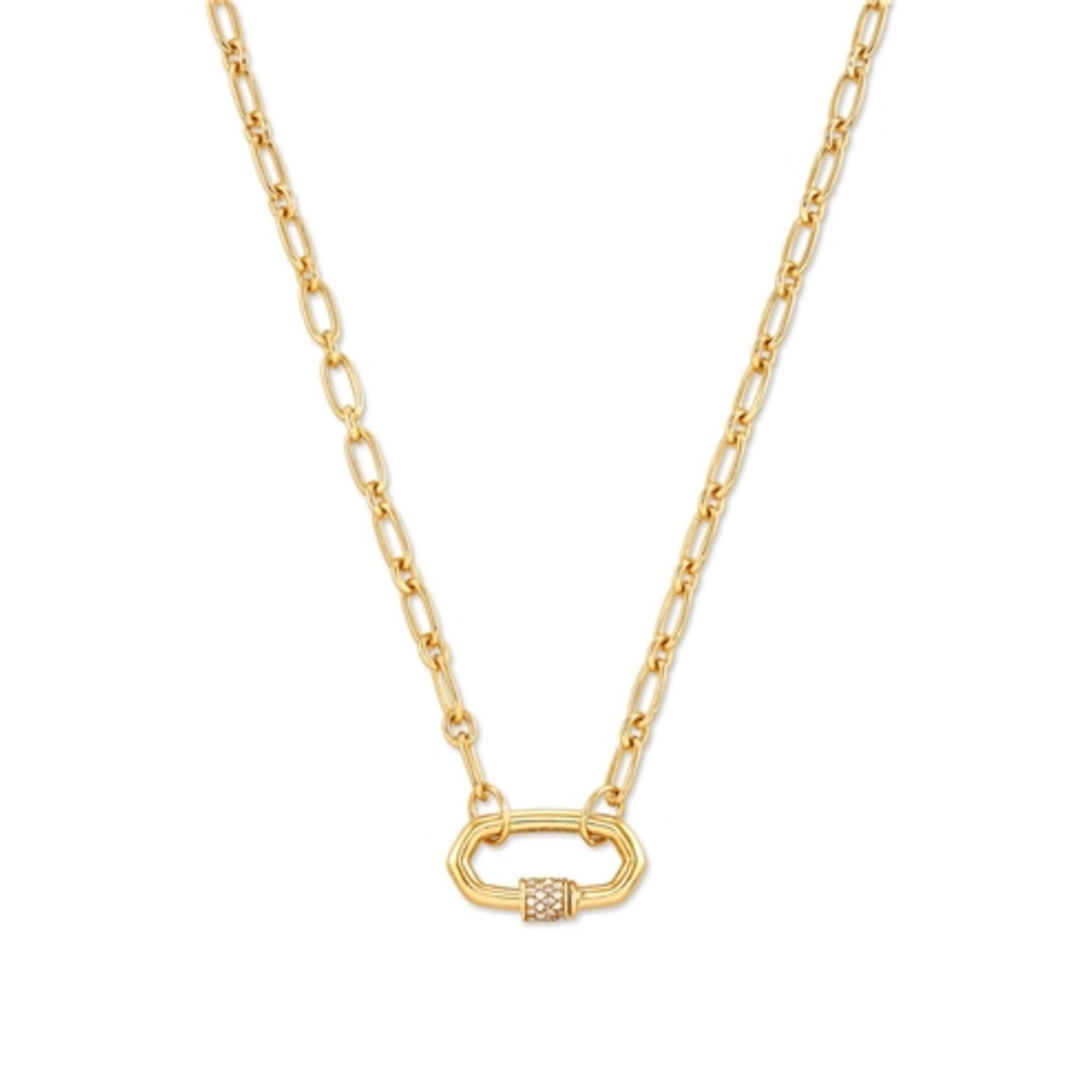 BRISTOL LINK NECKLACE, 18K GOLD VERMEIL