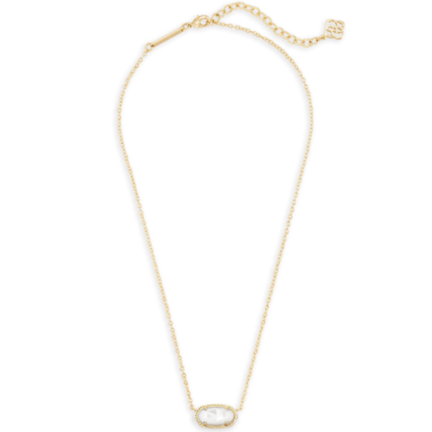 ELISA NECKLACE, GOLD/IVORY MOP