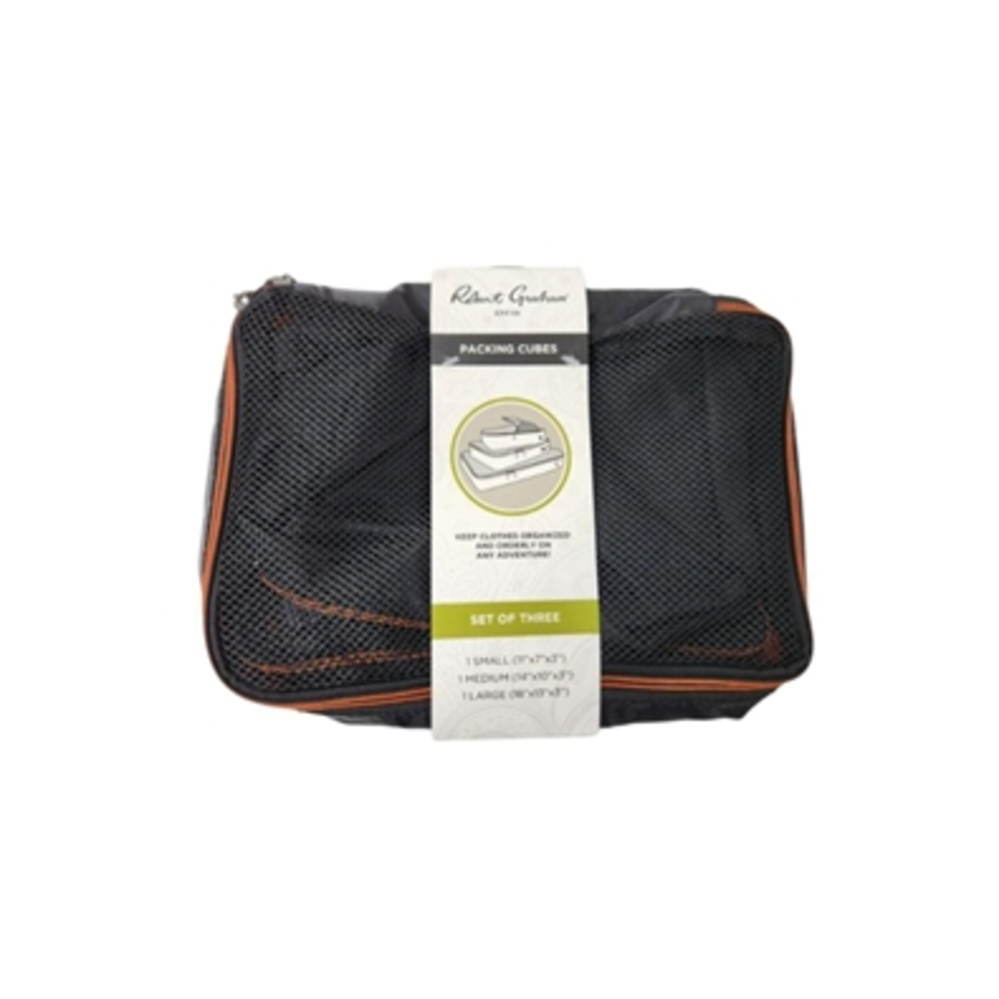 RESPONSIBLE PACKING CUBES SET, SKULL, 3 PIECES