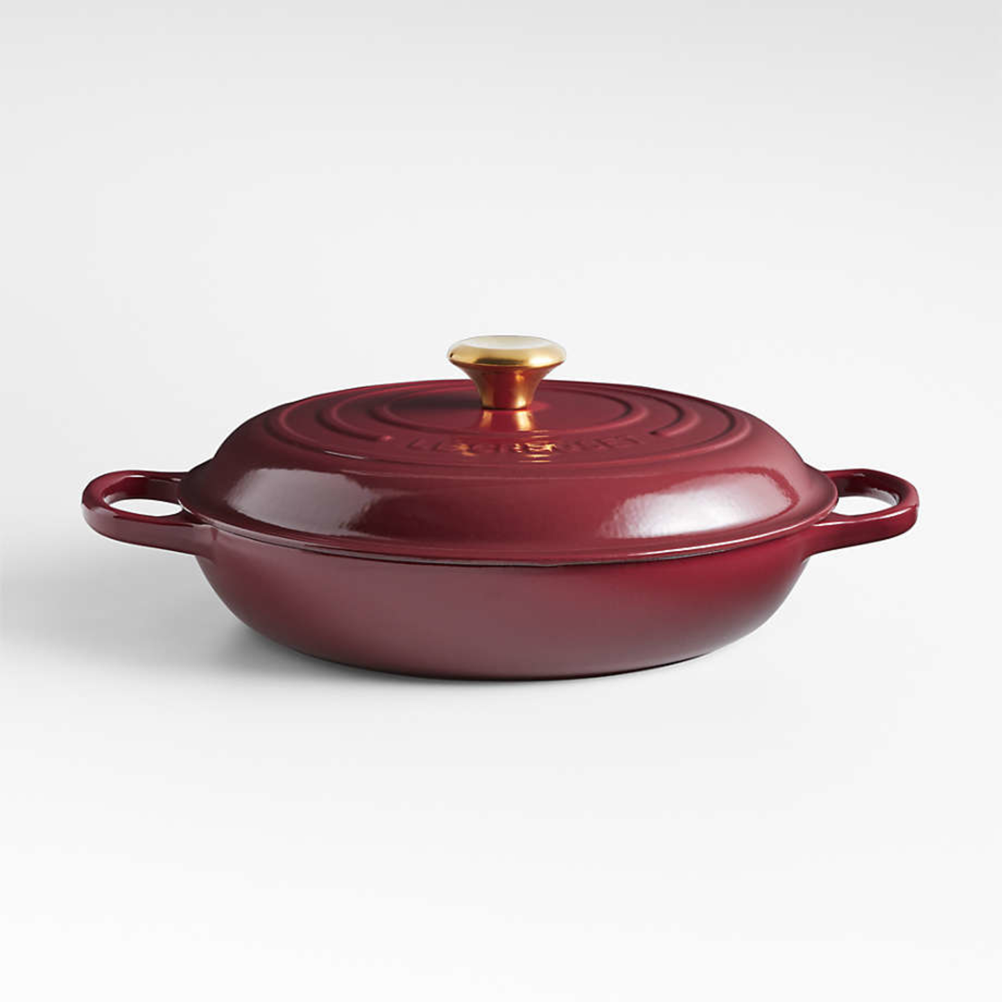 LE CREUSET SIGNATURE 3.5QT BRAISER - RHONE
