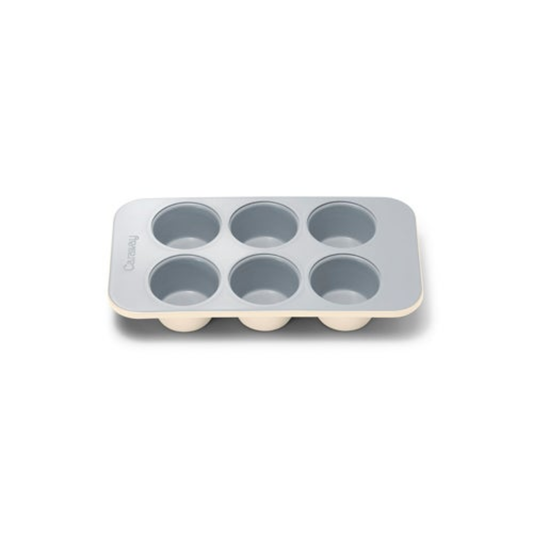 6 CUP MUFFIN PAN CREAM
